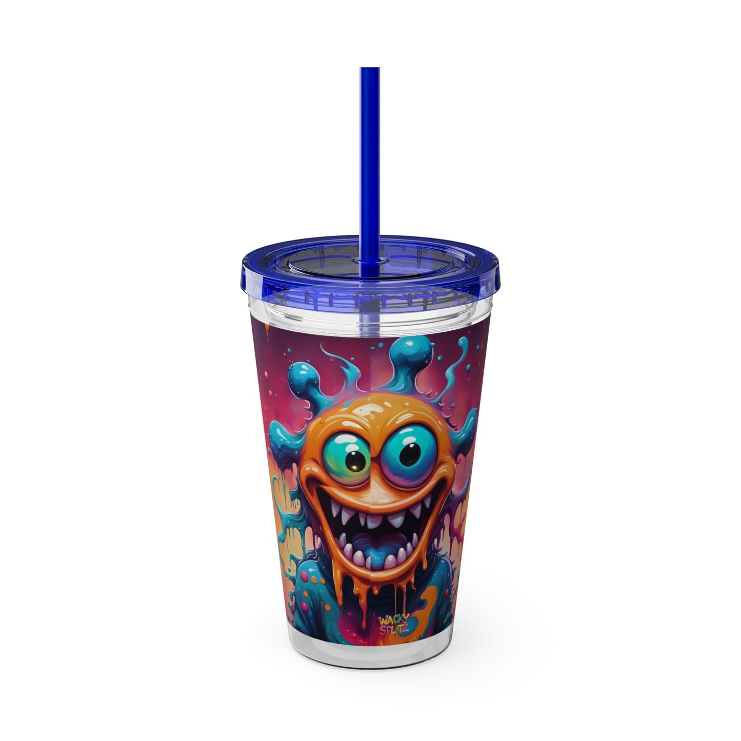 Wacky Tumbler with Straw, 16oz