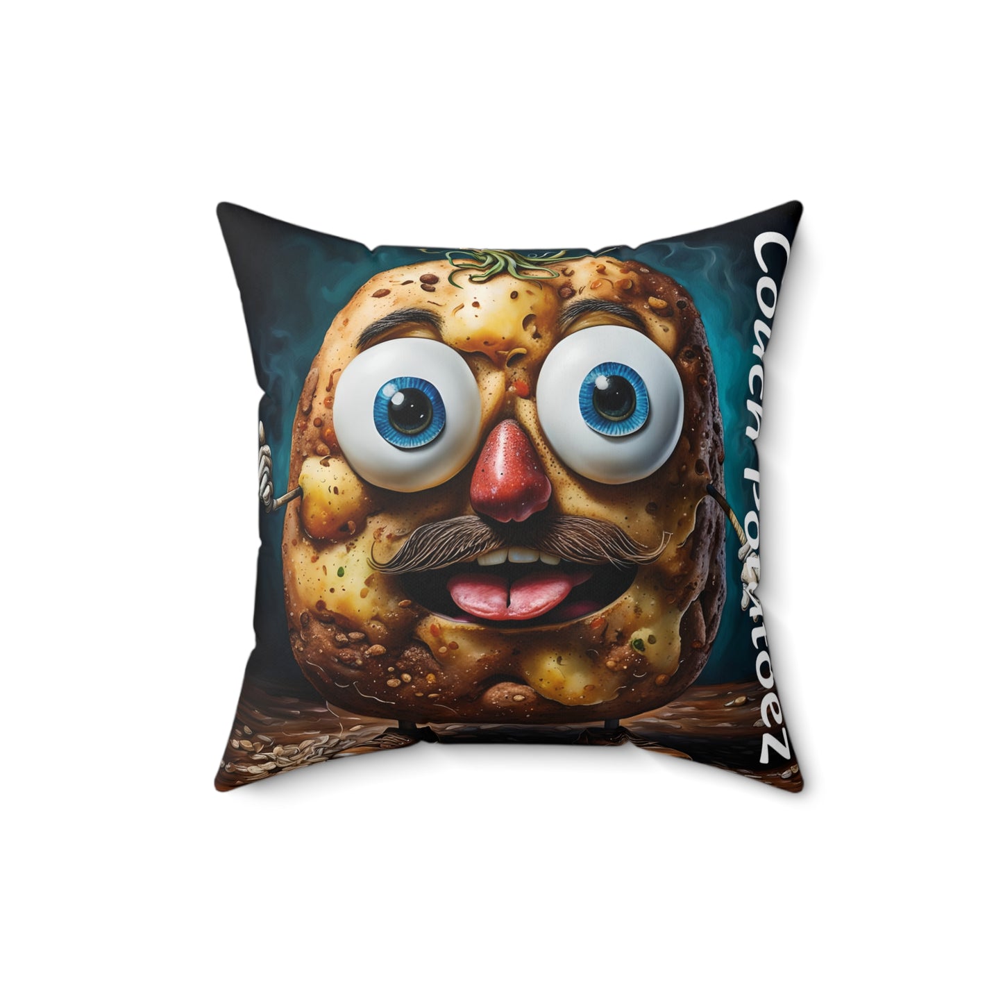 Couch Potatoez Spun Polyester Square Pillow