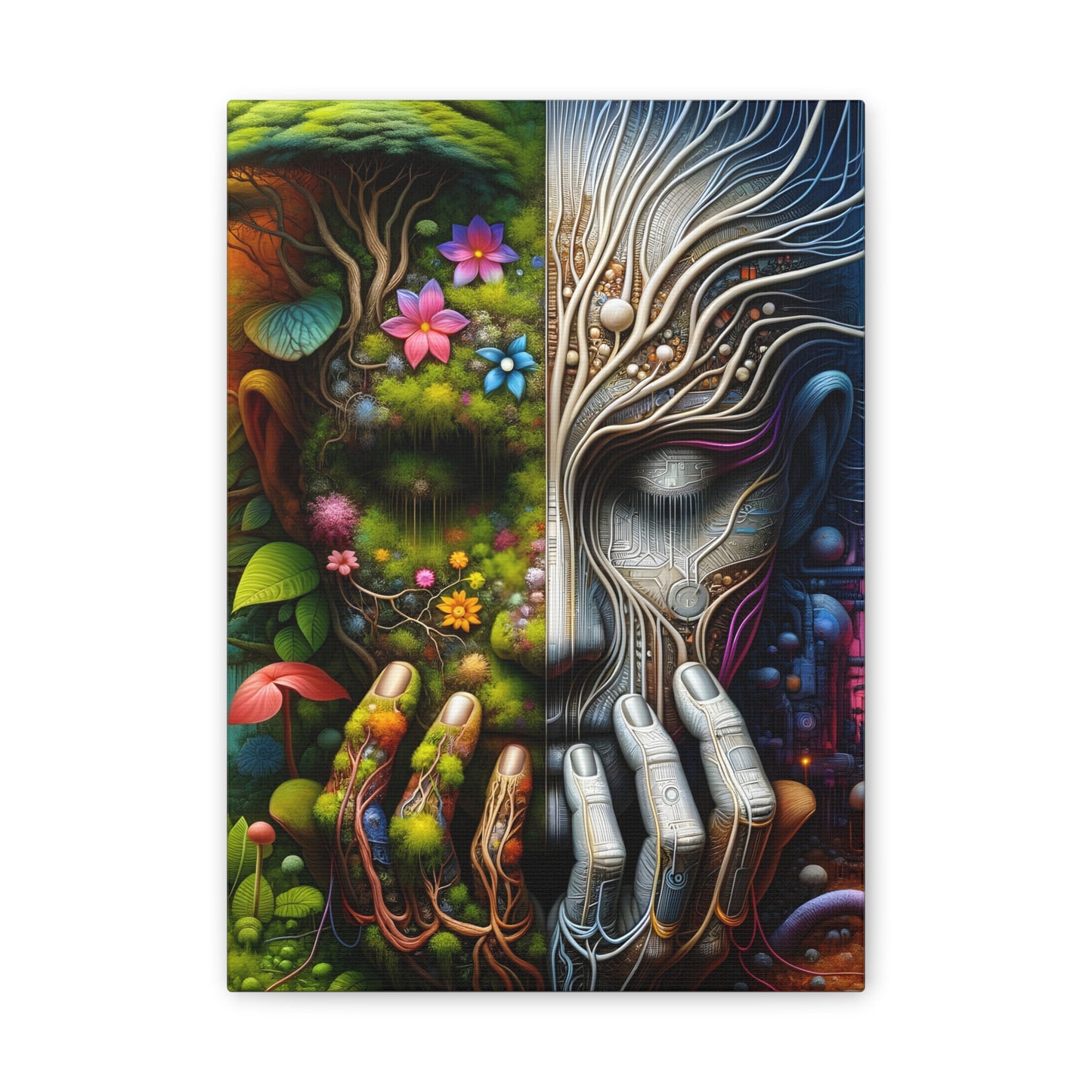 Duality Canvas Art - Stunning Stretched Wall Decor