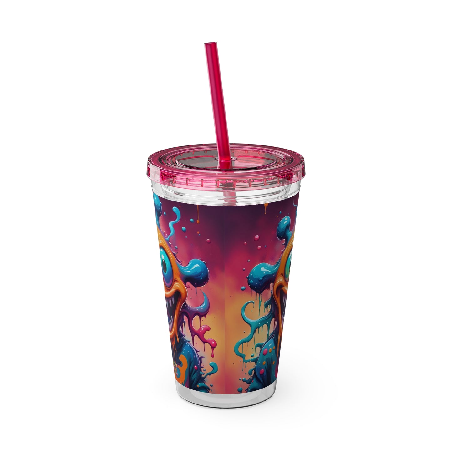 Wacky Tumbler with Straw, 16oz