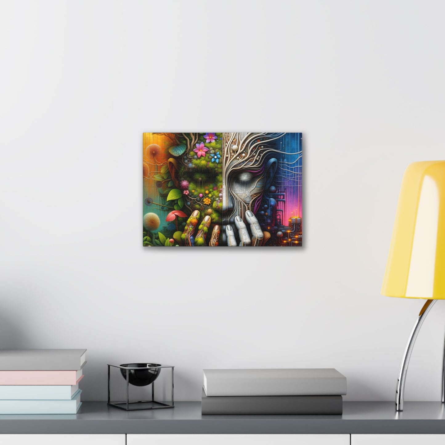 Duality Canvas Art - Stunning Stretched Wall Decor