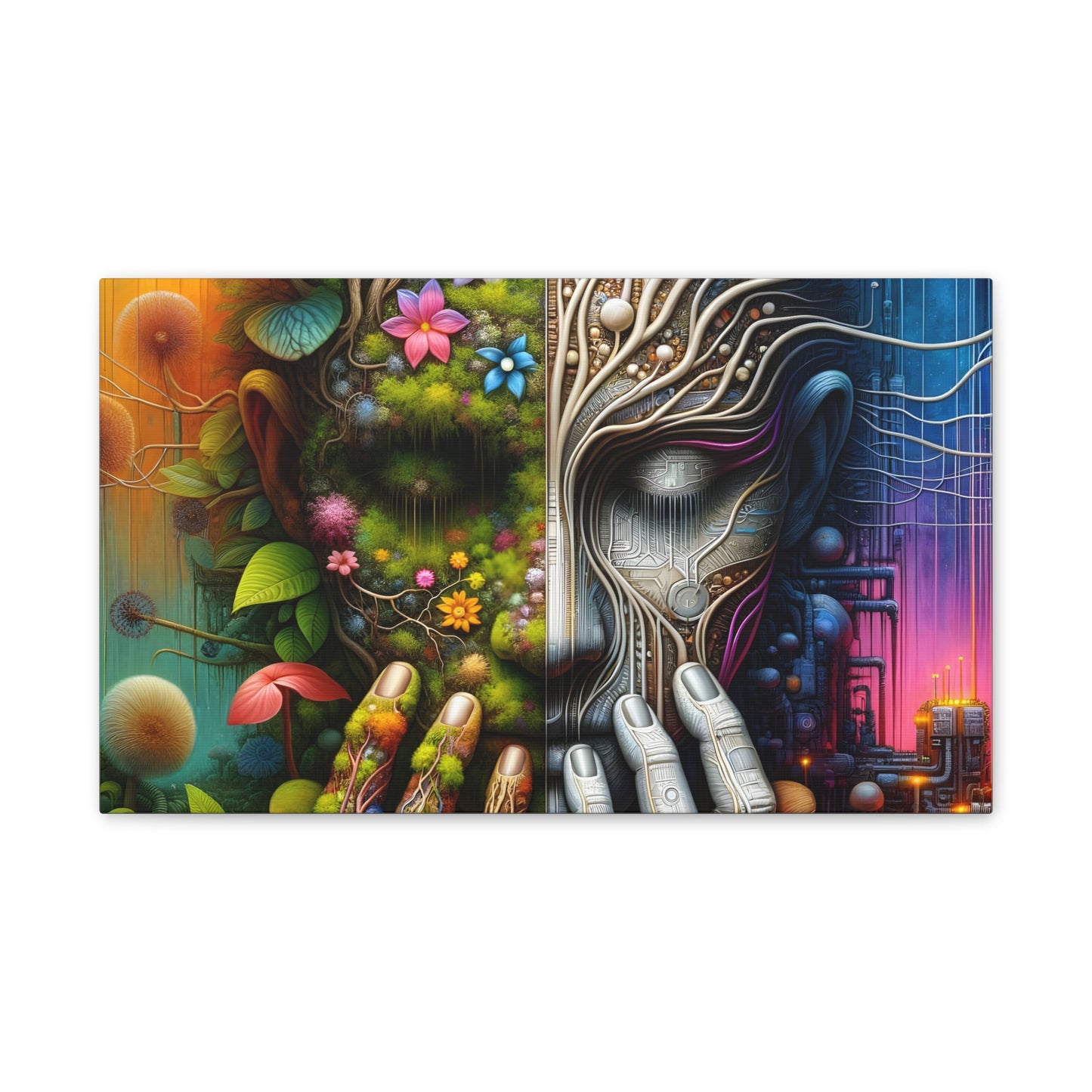Duality Canvas Art - Stunning Stretched Wall Decor