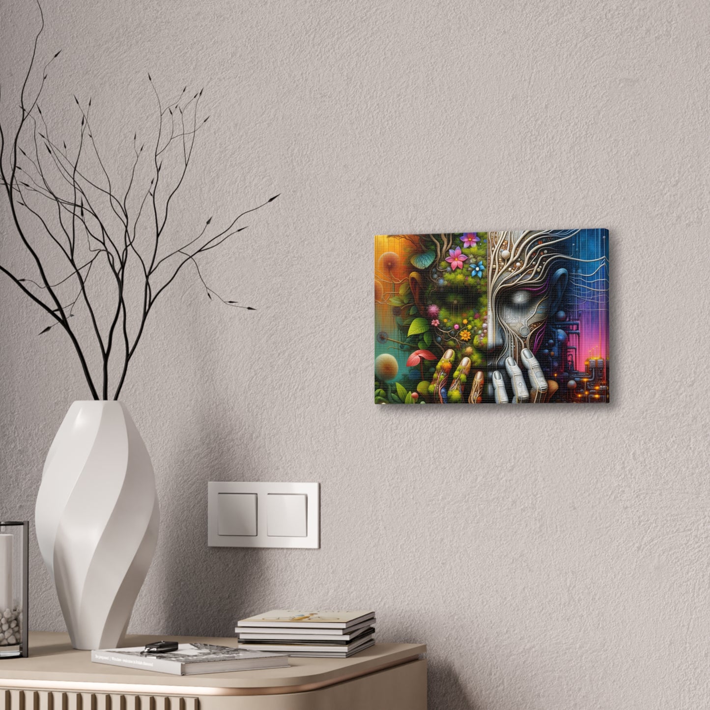 Duality Canvas Art - Stunning Stretched Wall Decor