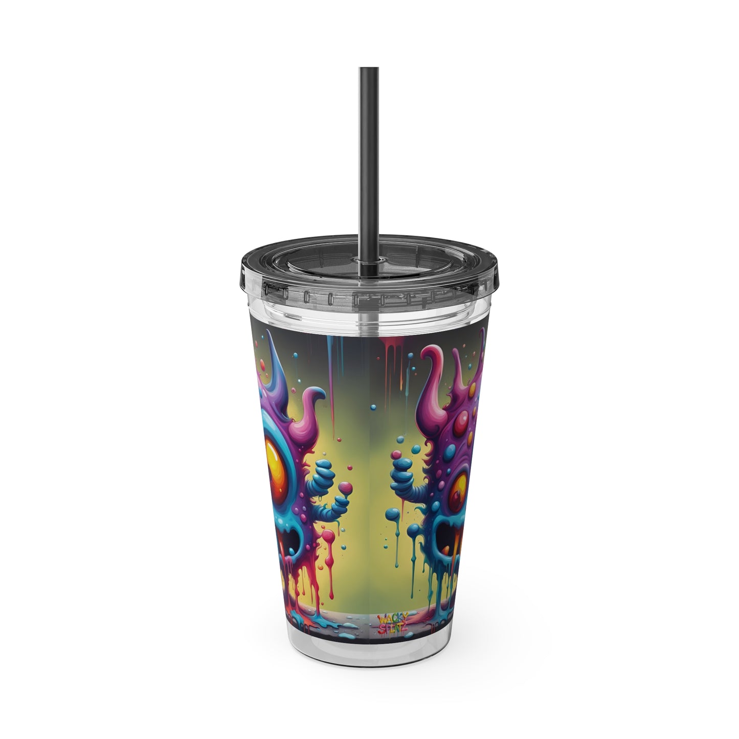 Wacky Tumbler with Straw, 16oz