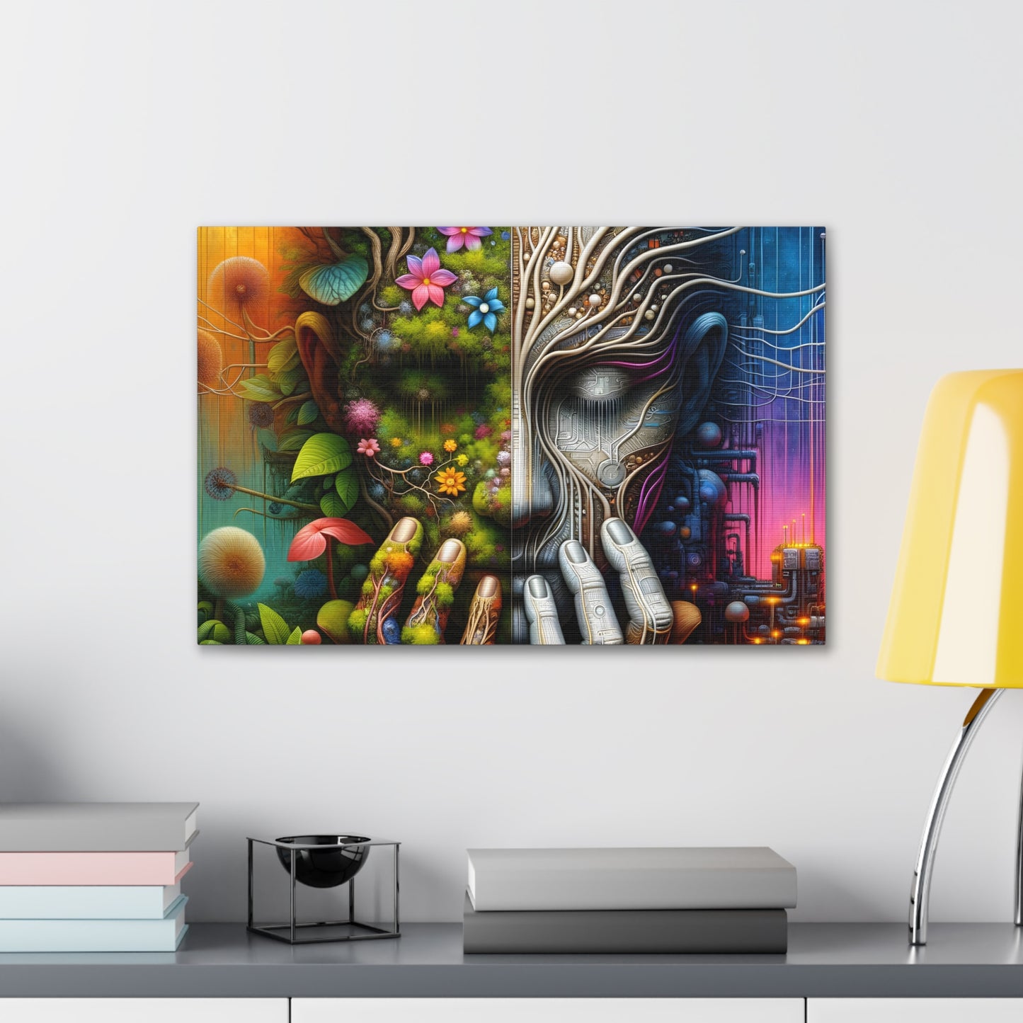 Duality Canvas Art - Stunning Stretched Wall Decor