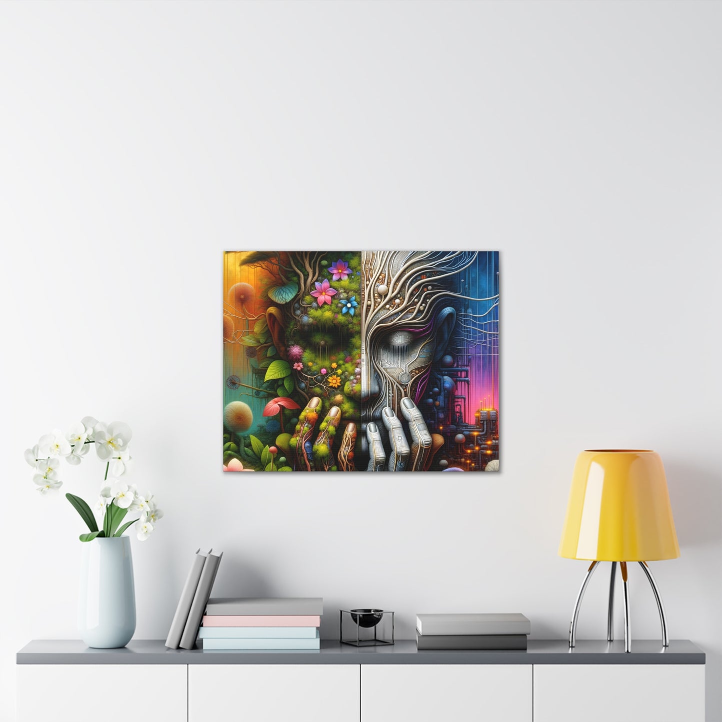 Duality Canvas Art - Stunning Stretched Wall Decor