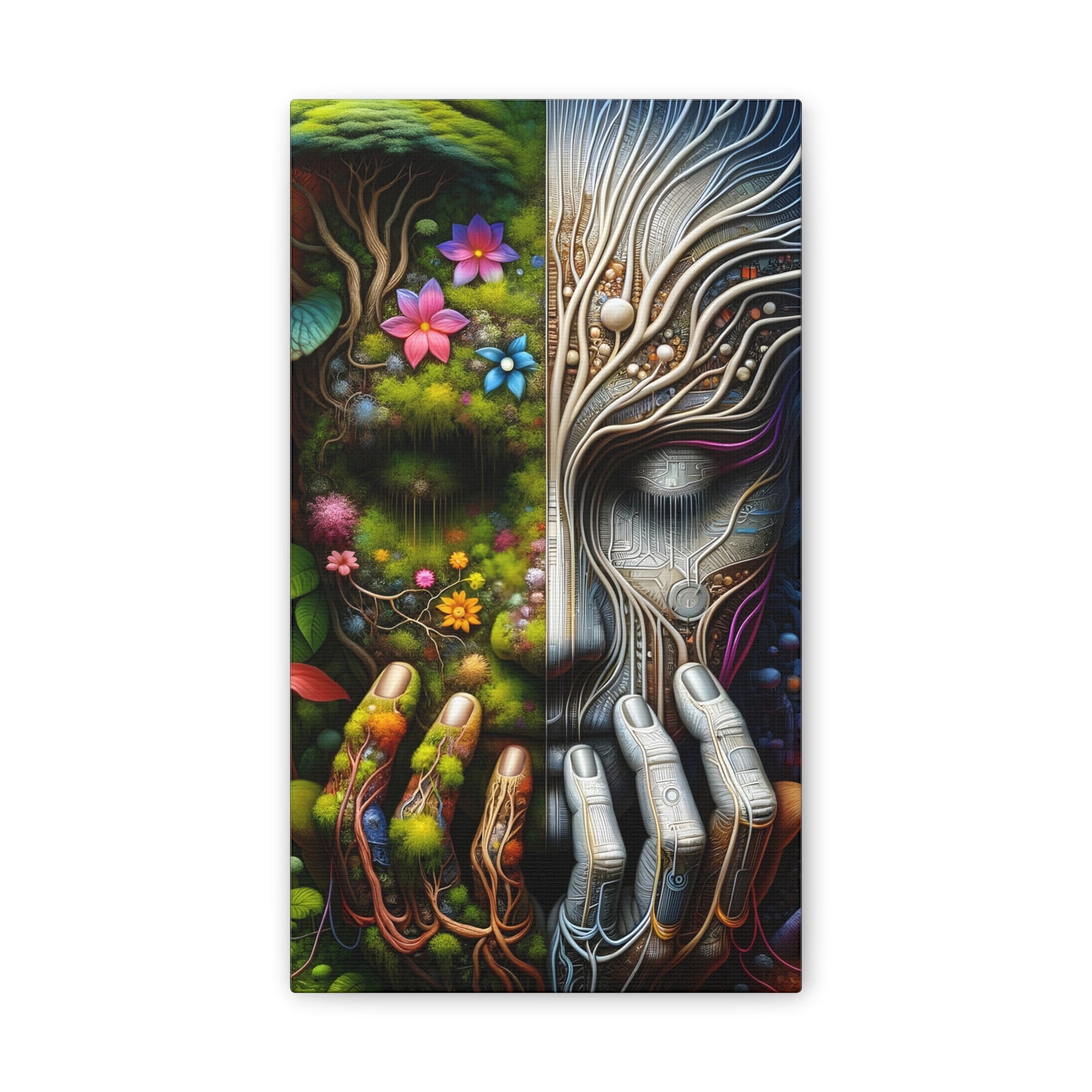 Duality Canvas Art - Stunning Stretched Wall Decor