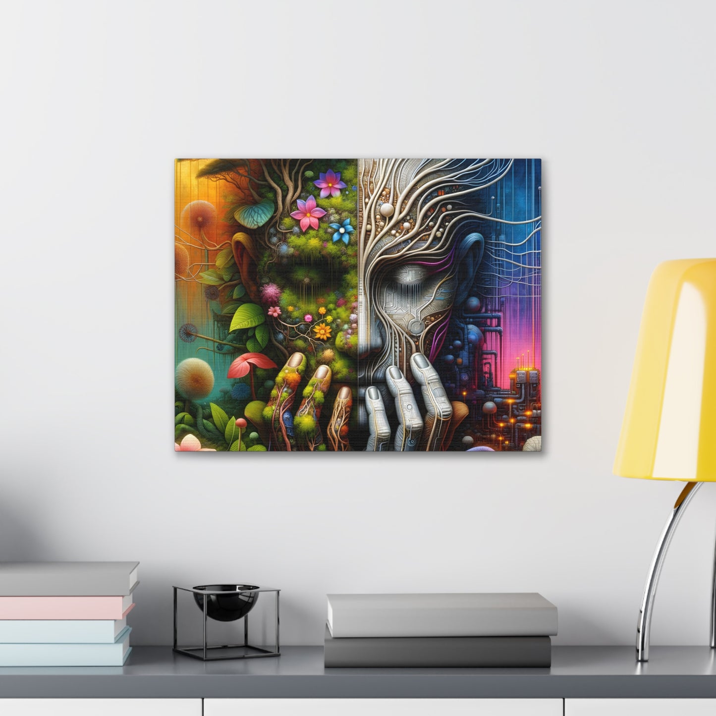 Duality Canvas Art - Stunning Stretched Wall Decor