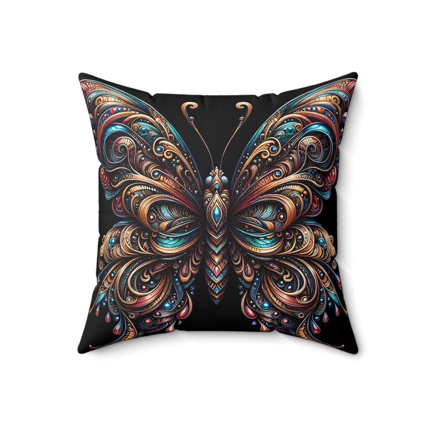 Butterflyz Spun Polyester Square Pillow