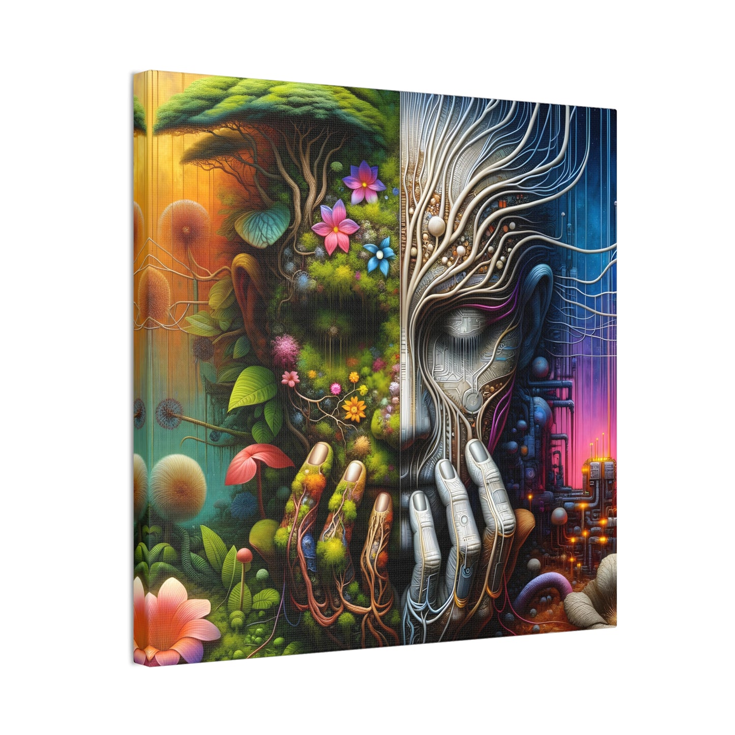 Duality Canvas Art - Stunning Stretched Wall Decor