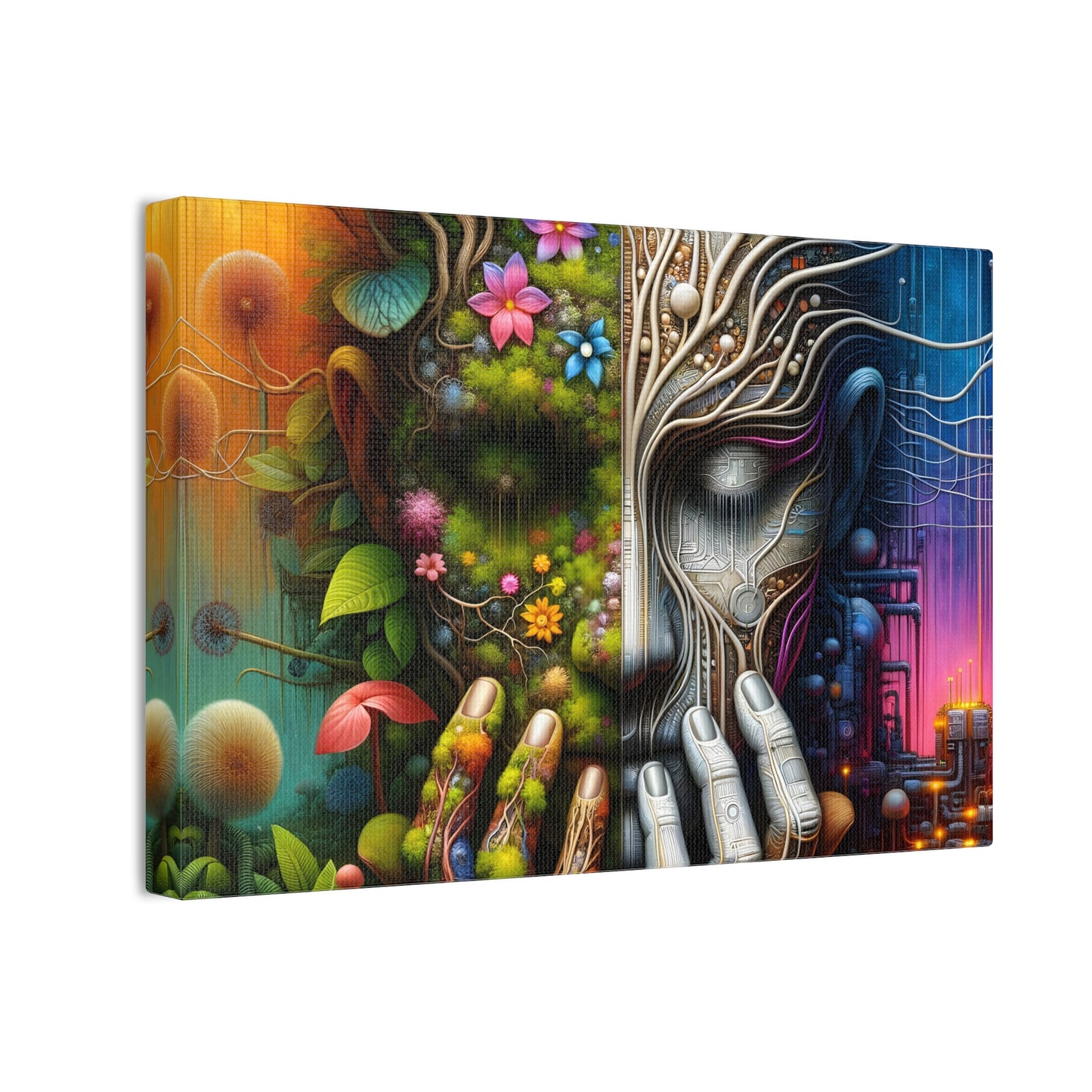 Duality Canvas Art - Stunning Stretched Wall Decor