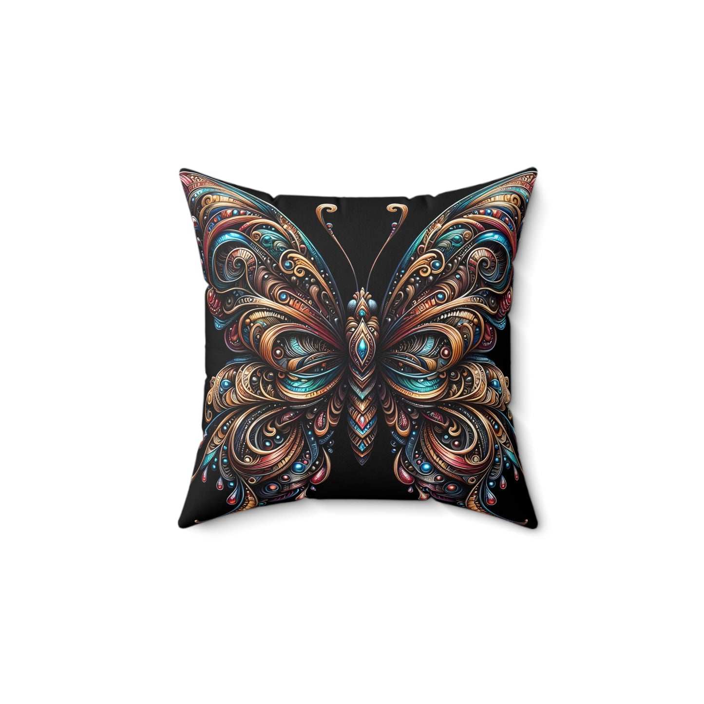 Butterflyz Spun Polyester Square Pillow