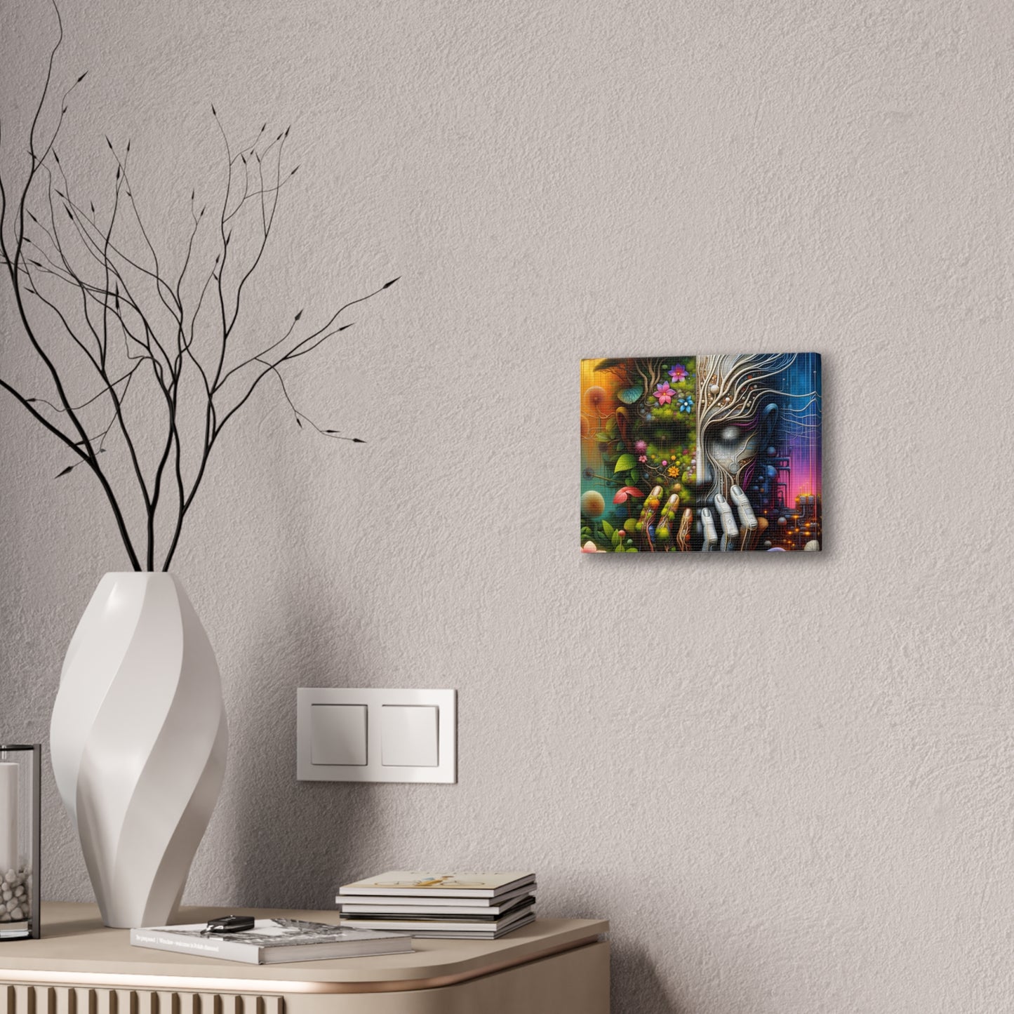 Duality Canvas Art - Stunning Stretched Wall Decor