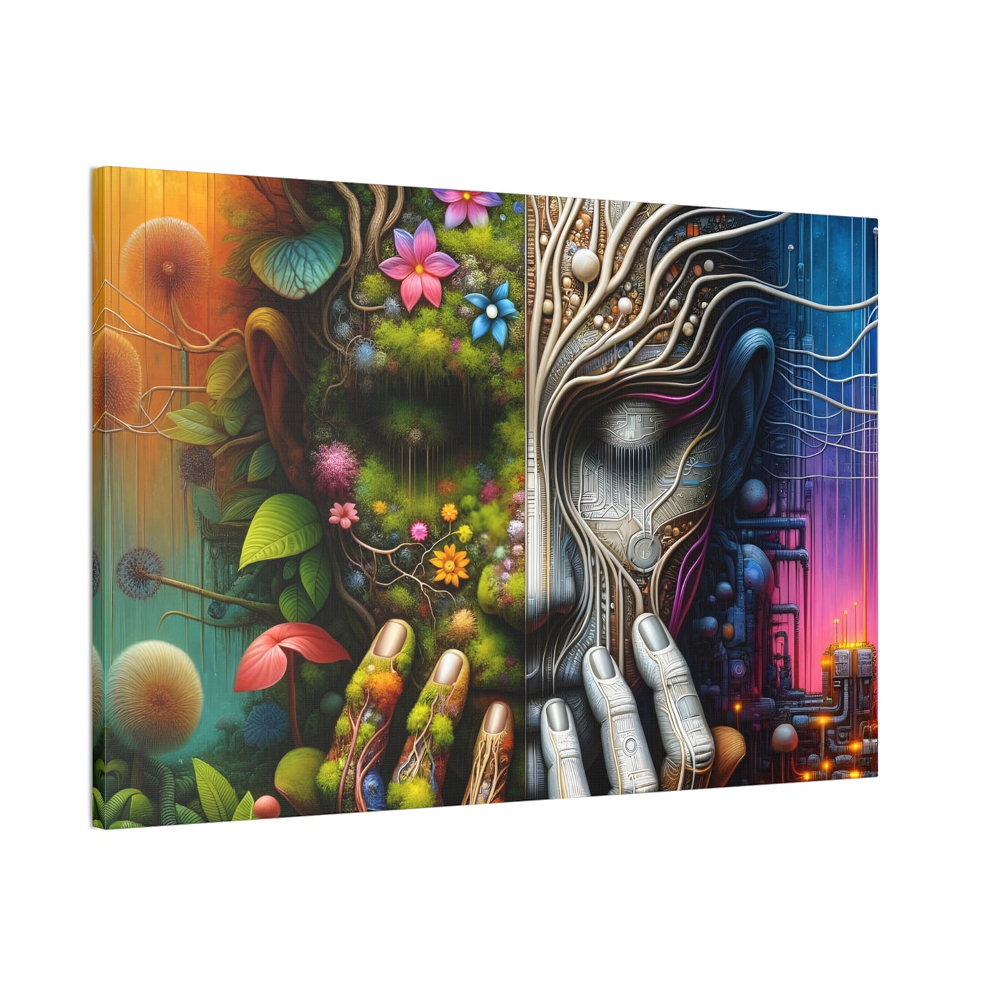 Duality Canvas Art - Stunning Stretched Wall Decor
