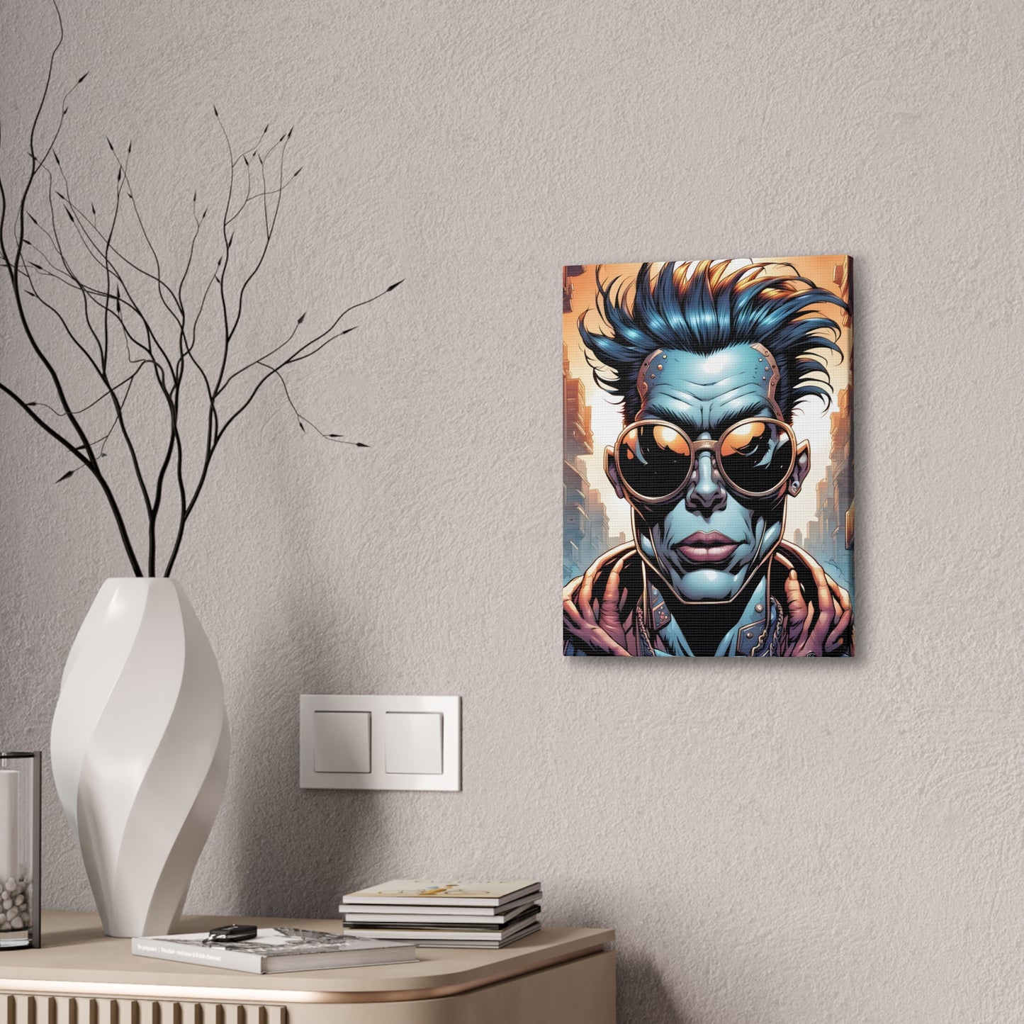 Punkz Canvas Stretched, 0.75"