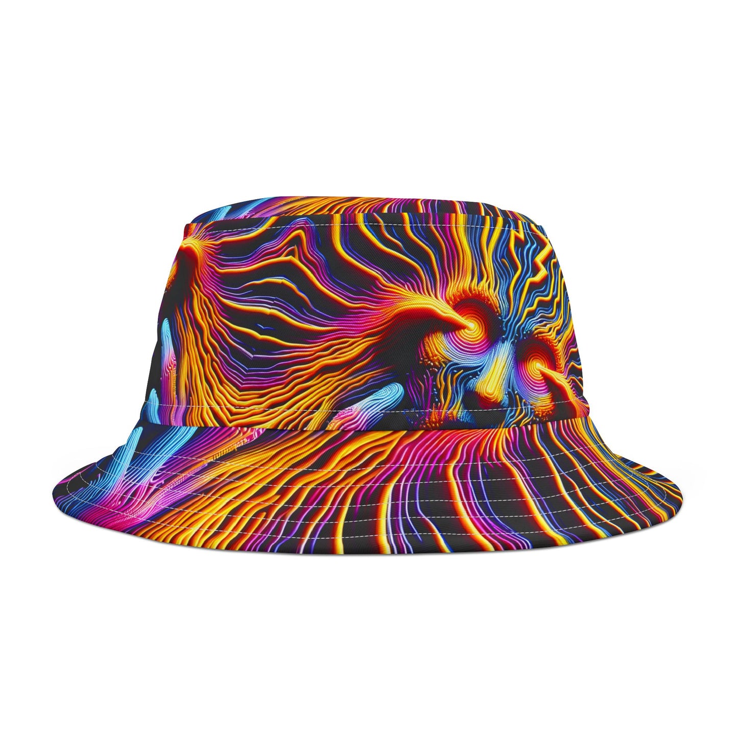 Cosmic Reaperz Bucket Hat, Unique Streetwear Cap, Hip Hop Headwear,  Fashion Accessory, Trendy Hat