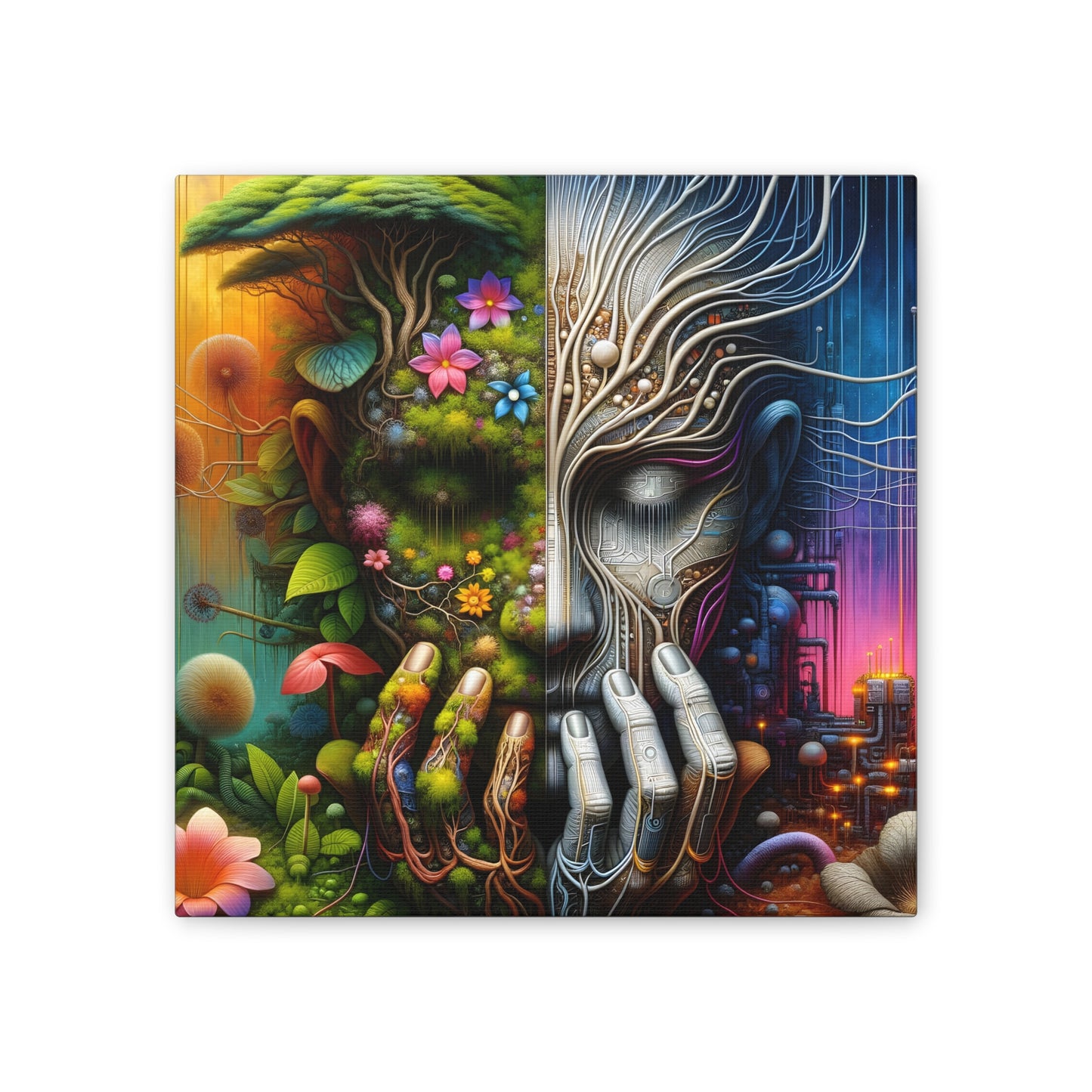 Duality Canvas Art - Stunning Stretched Wall Decor