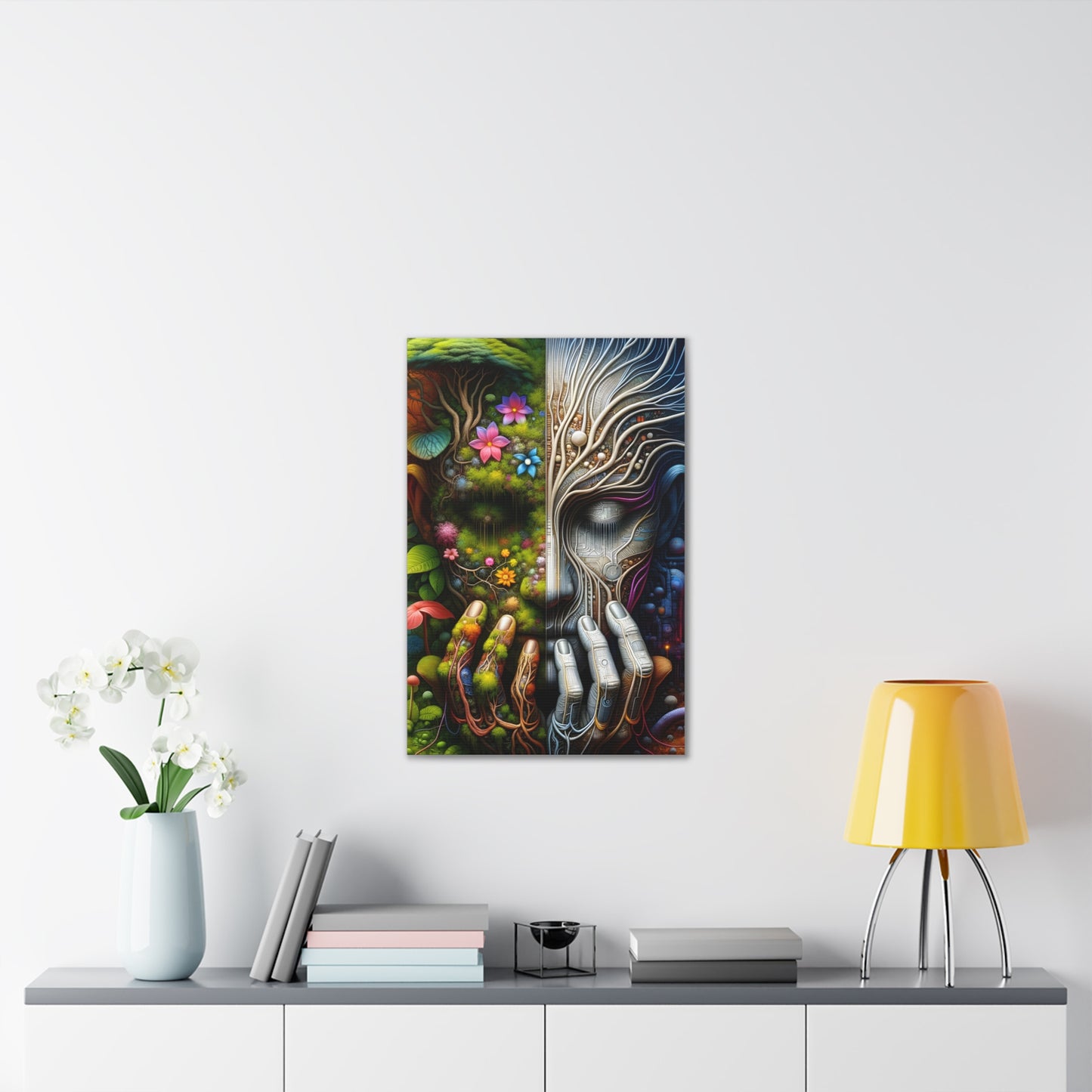 Duality Canvas Art - Stunning Stretched Wall Decor