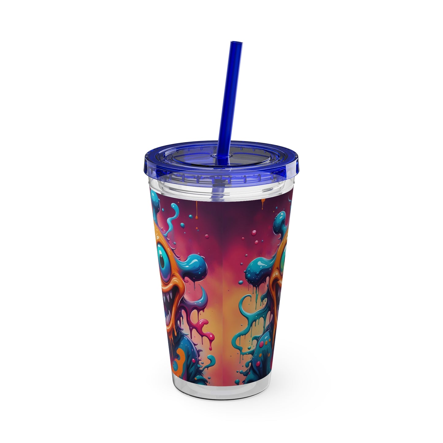 Wacky Tumbler with Straw, 16oz