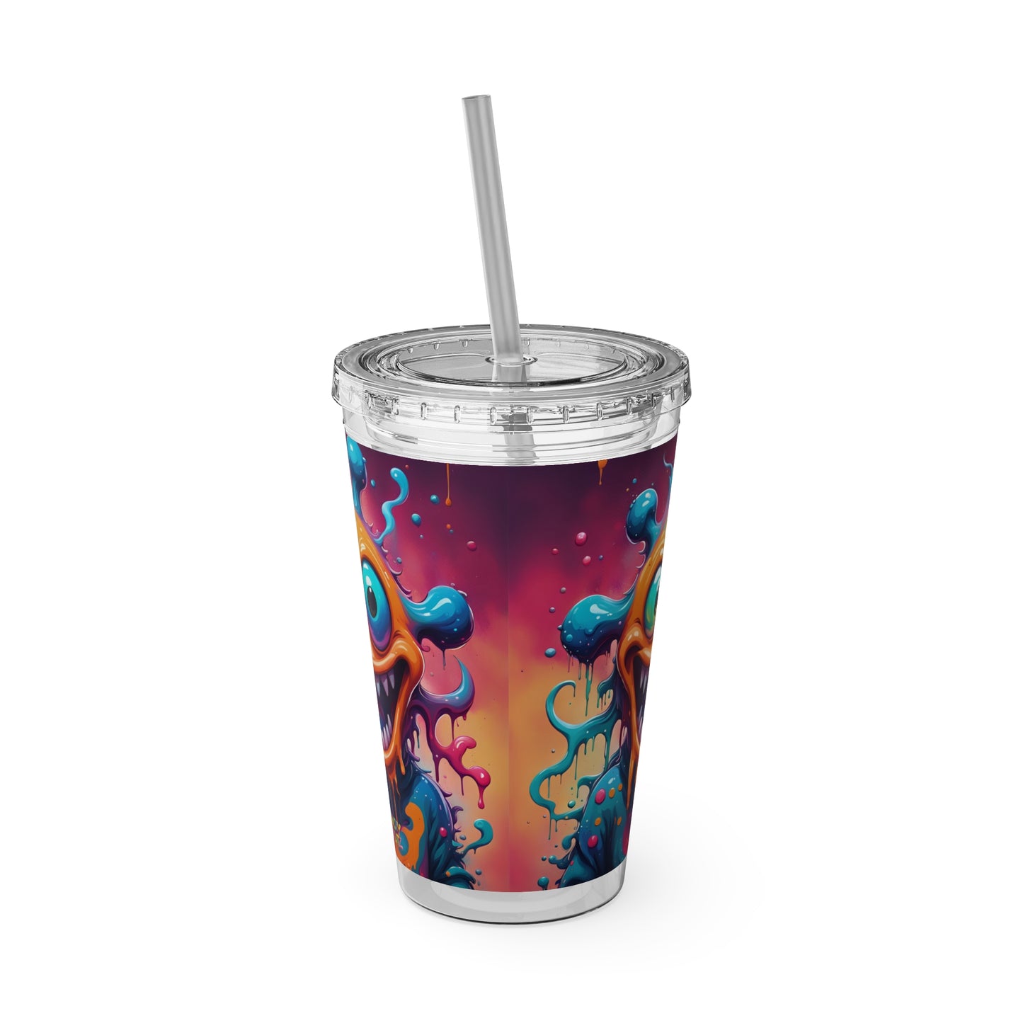 Wacky Tumbler with Straw, 16oz