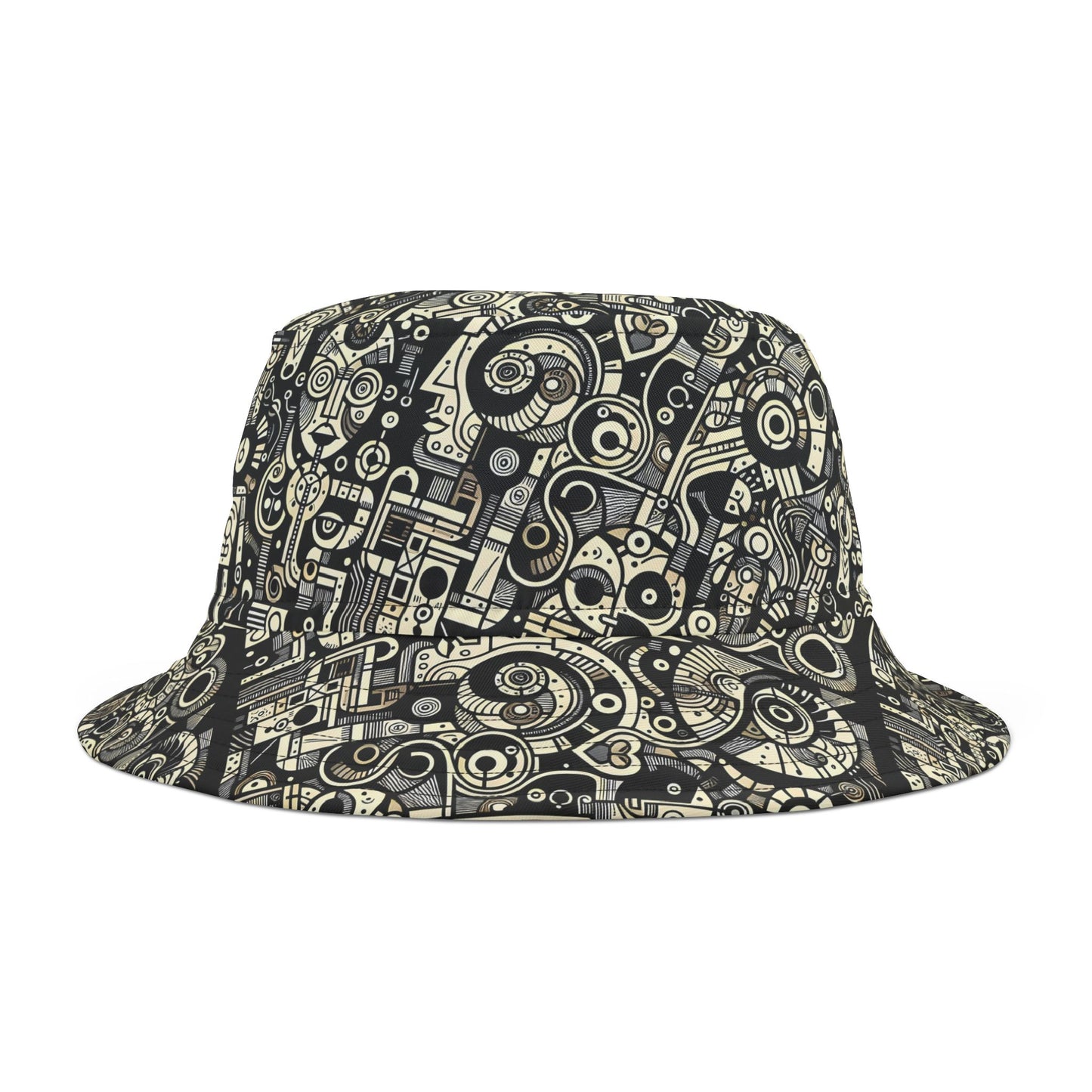 SNRG Robotz Bucket Hat, Unique Streetwear Cap, Hip Hop Headwear,  Fashion Accessory, Trendy Hat