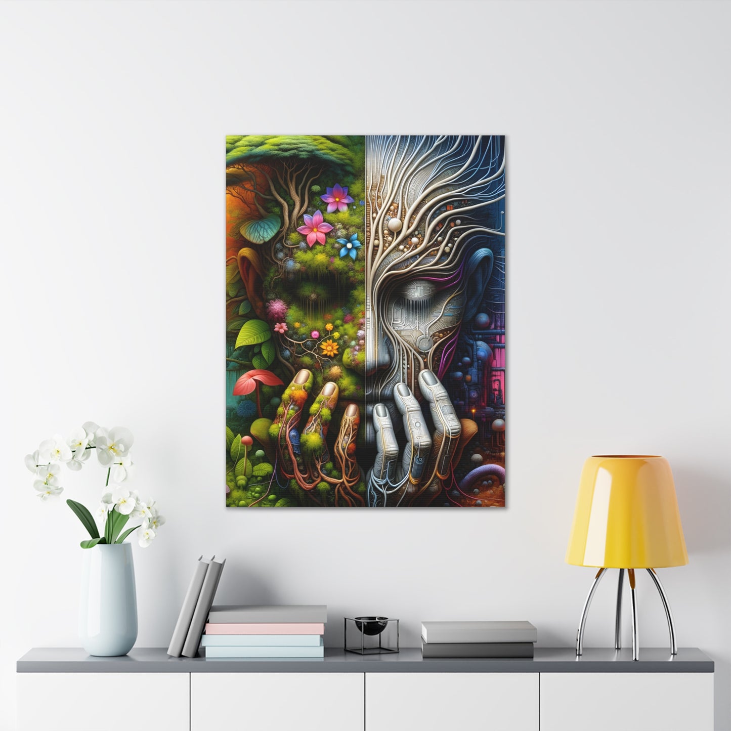 Duality Canvas Art - Stunning Stretched Wall Decor