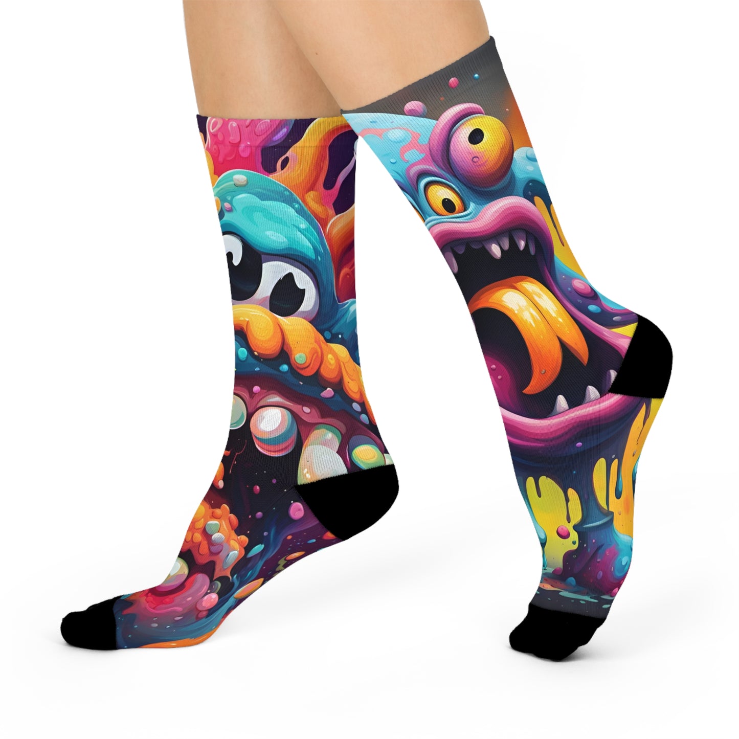 Cushioned Crew Wacky Socks