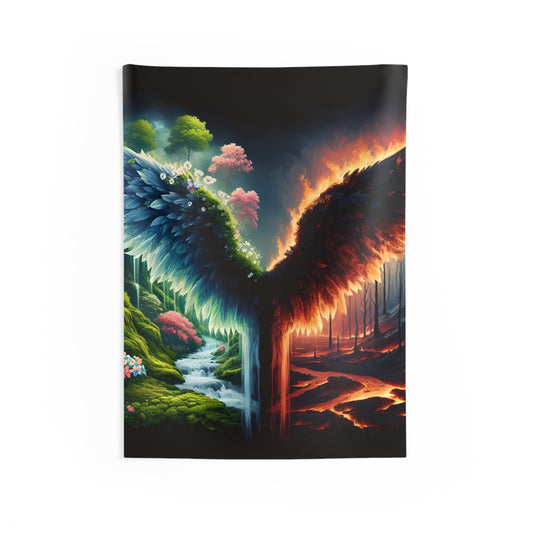 Angelz & Demonz Indoor Wall Tapestry