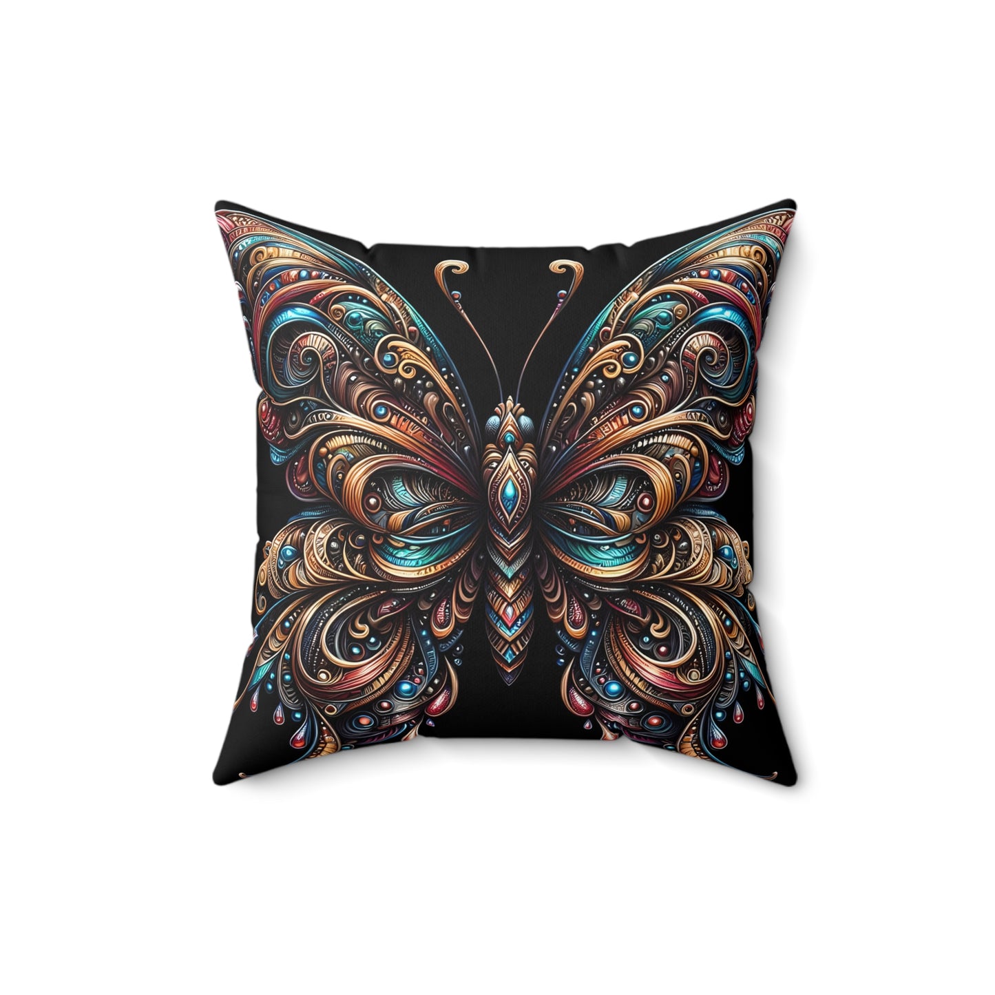 Butterflyz Spun Polyester Square Pillow