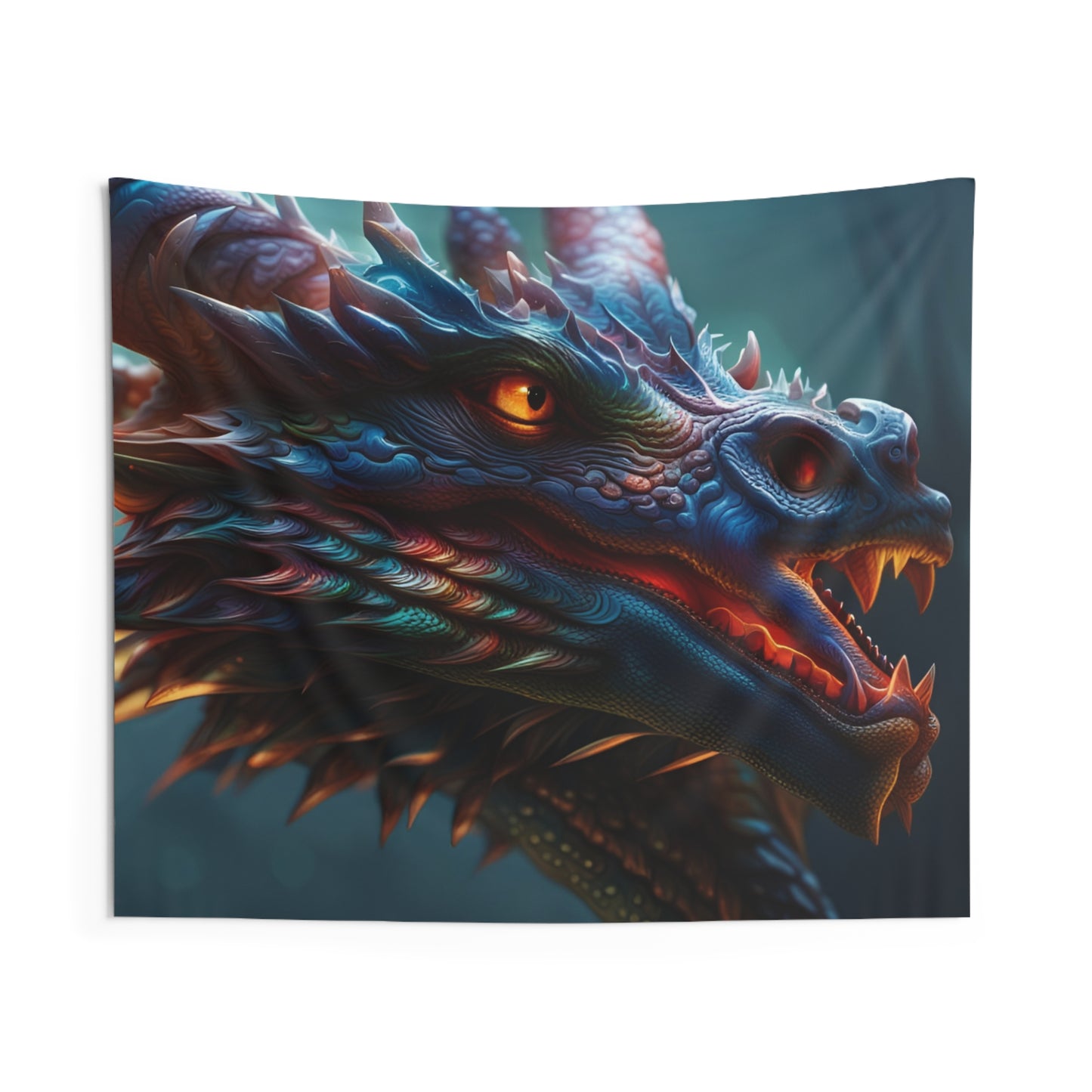 Dragonz Indoor Wall Tapestry, Boho Wall Art, Wall Hanging Tapestry, Aesthetic Accessories