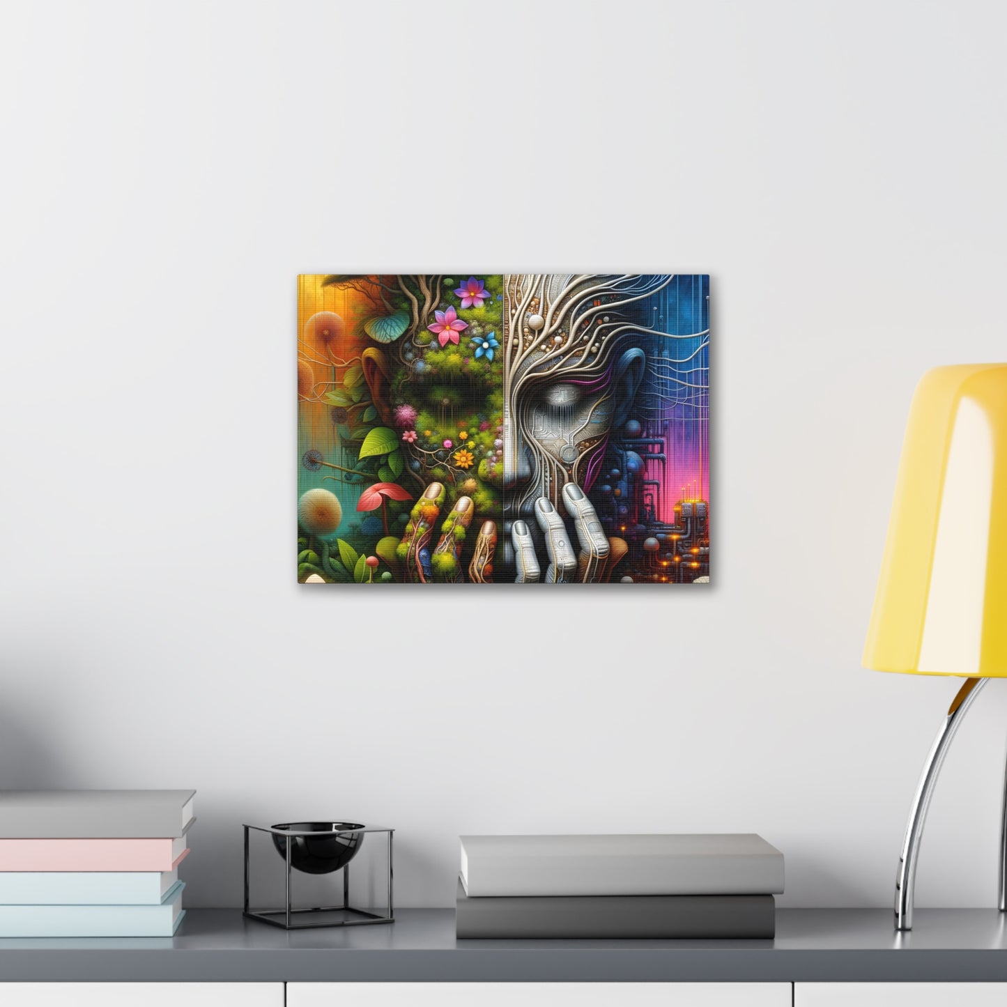 Duality Canvas Art - Stunning Stretched Wall Decor