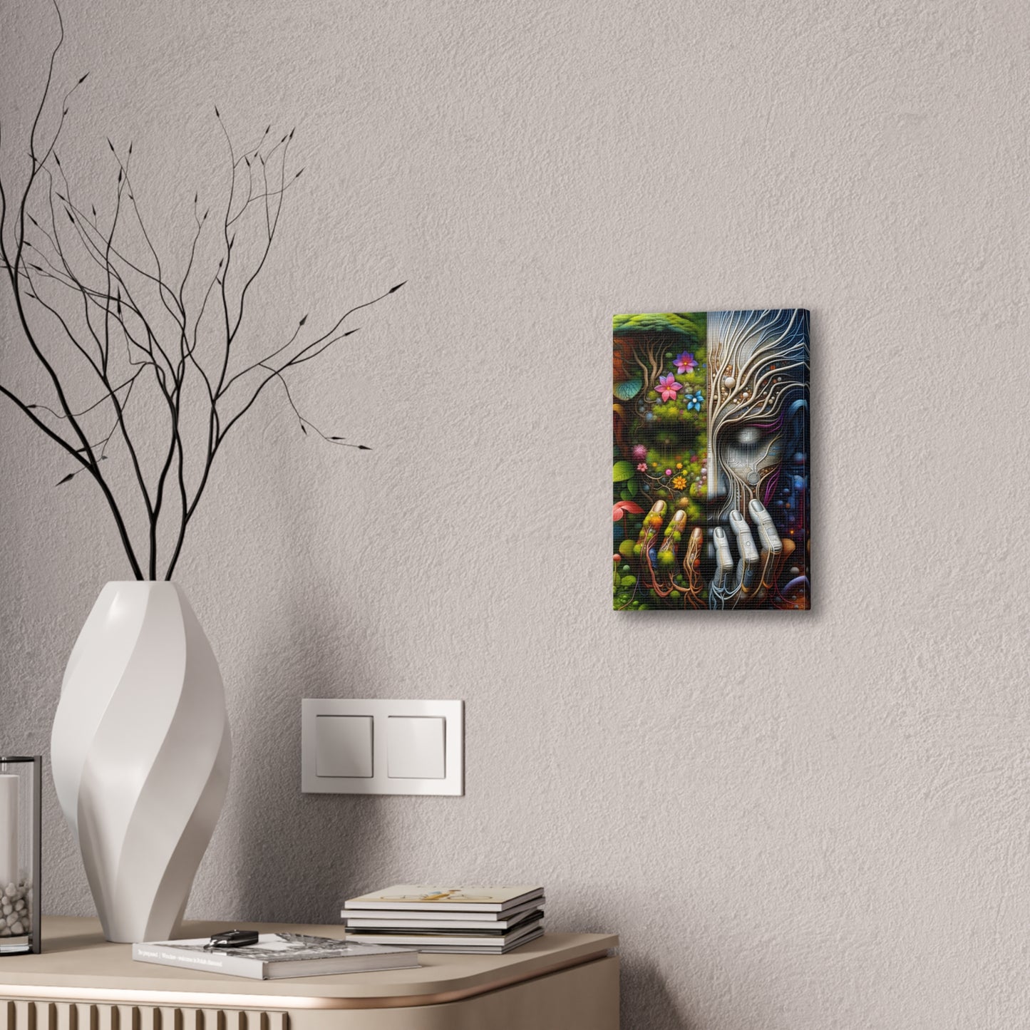 Duality Canvas Art - Stunning Stretched Wall Decor
