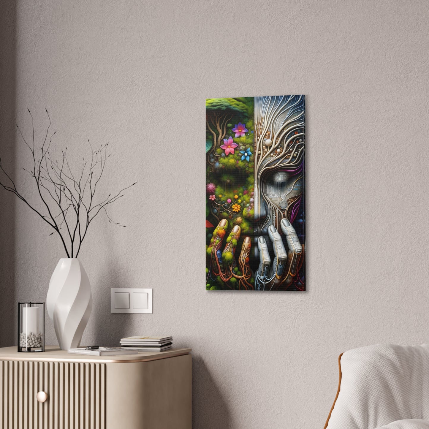 Duality Canvas Art - Stunning Stretched Wall Decor