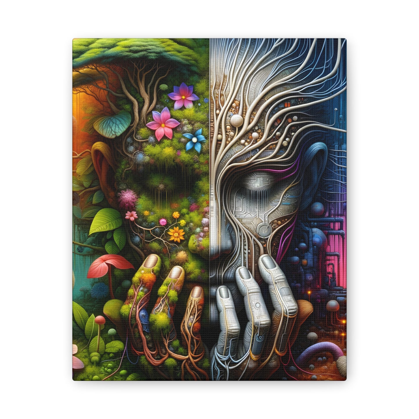 Duality Canvas Art - Stunning Stretched Wall Decor
