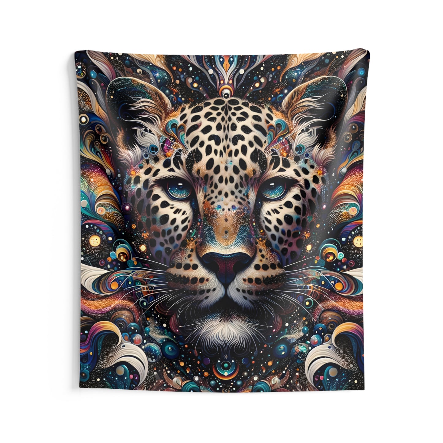 Astral Leopard Indoor Wall Tapestry