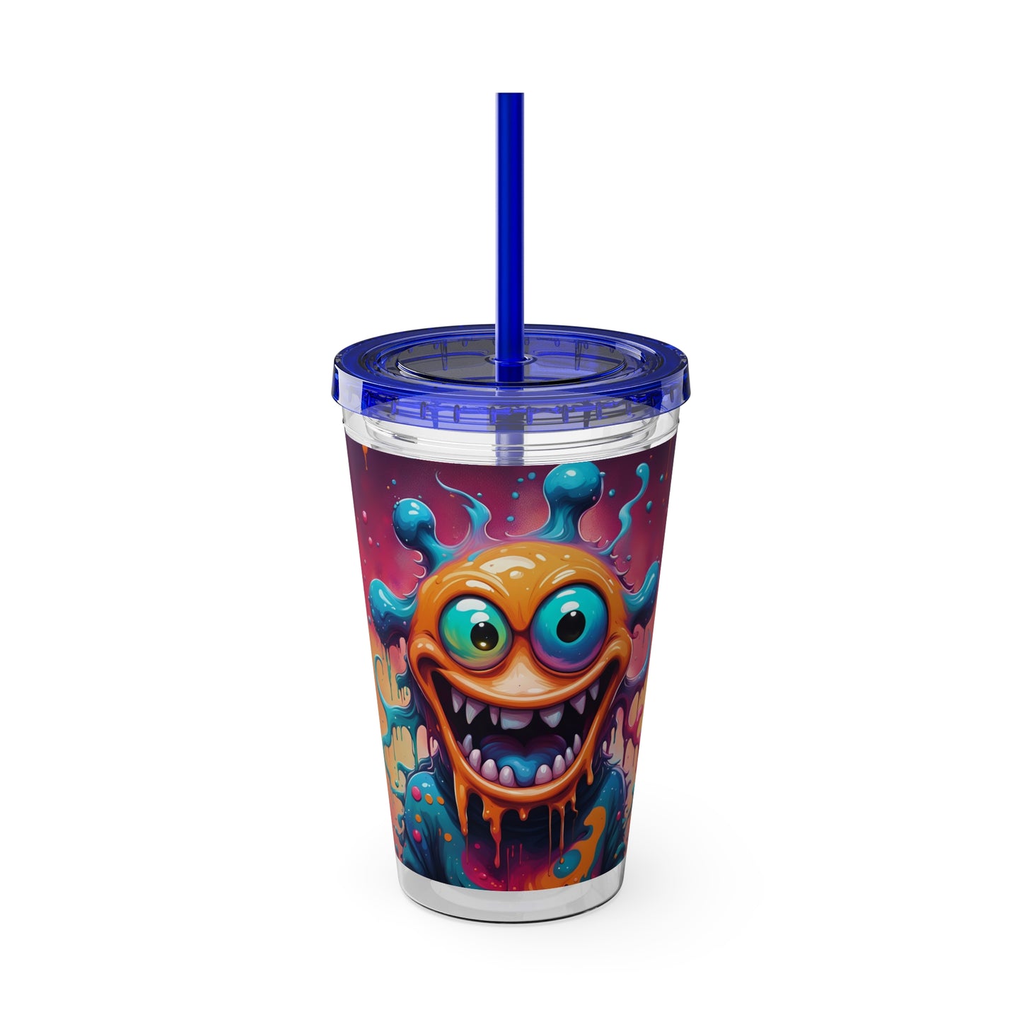 Wacky Tumbler with Straw, 16oz