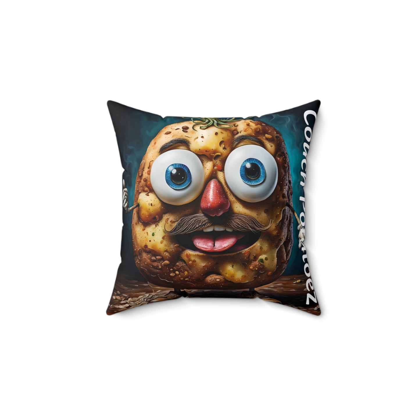 Couch Potatoez Spun Polyester Square Pillow