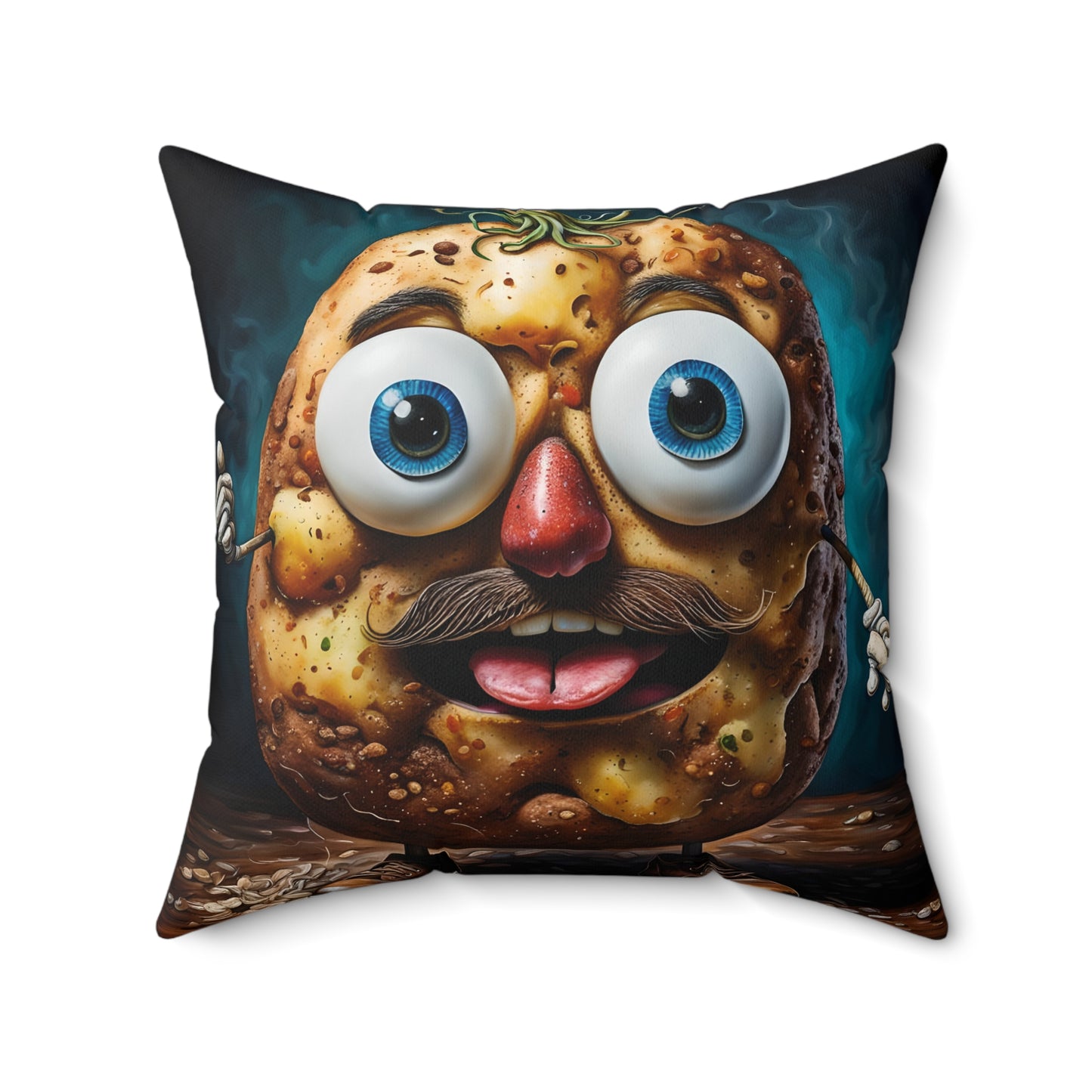 Couch Potatoez Spun Polyester Square Pillow