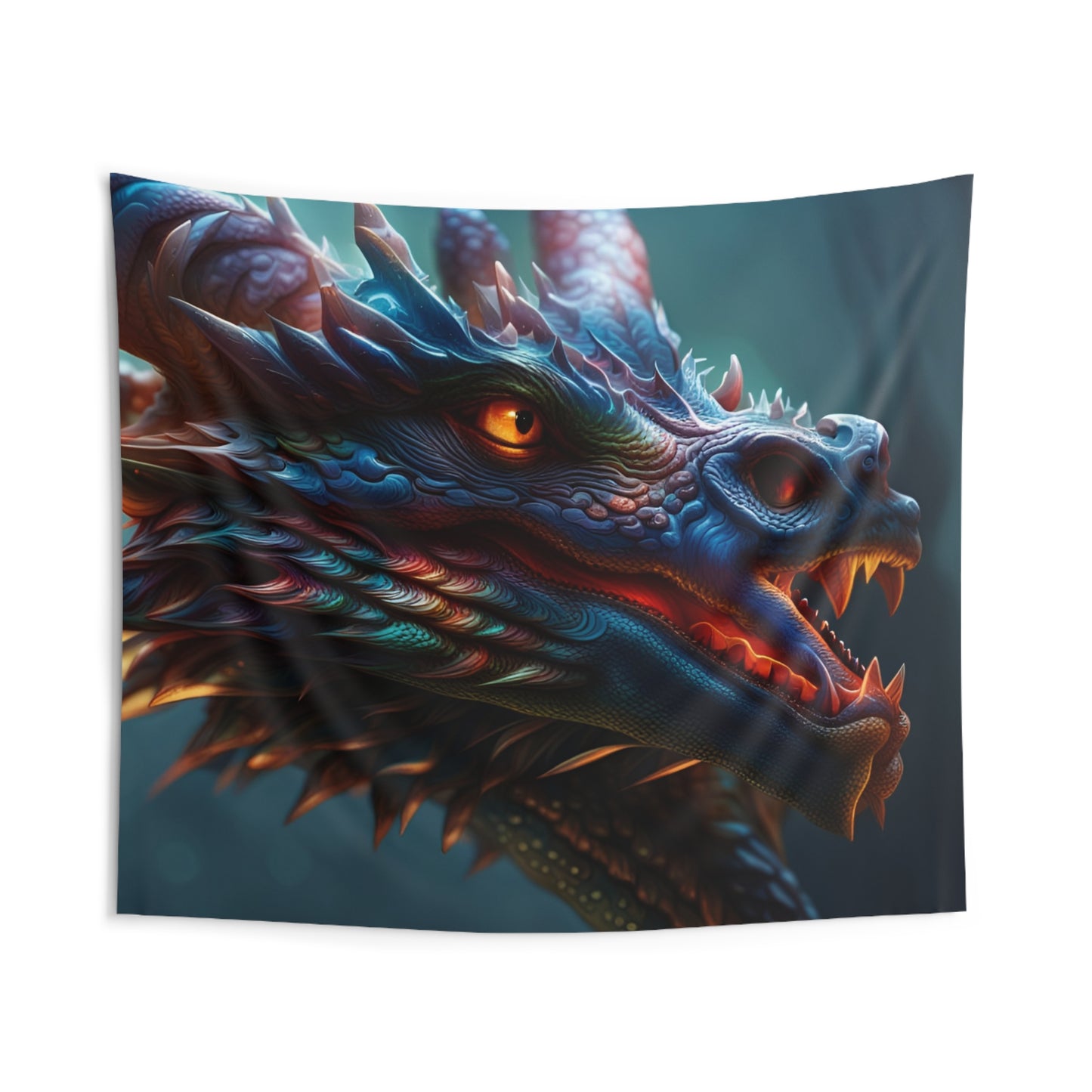 Dragonz Indoor Wall Tapestry, Boho Wall Art, Wall Hanging Tapestry, Aesthetic Accessories