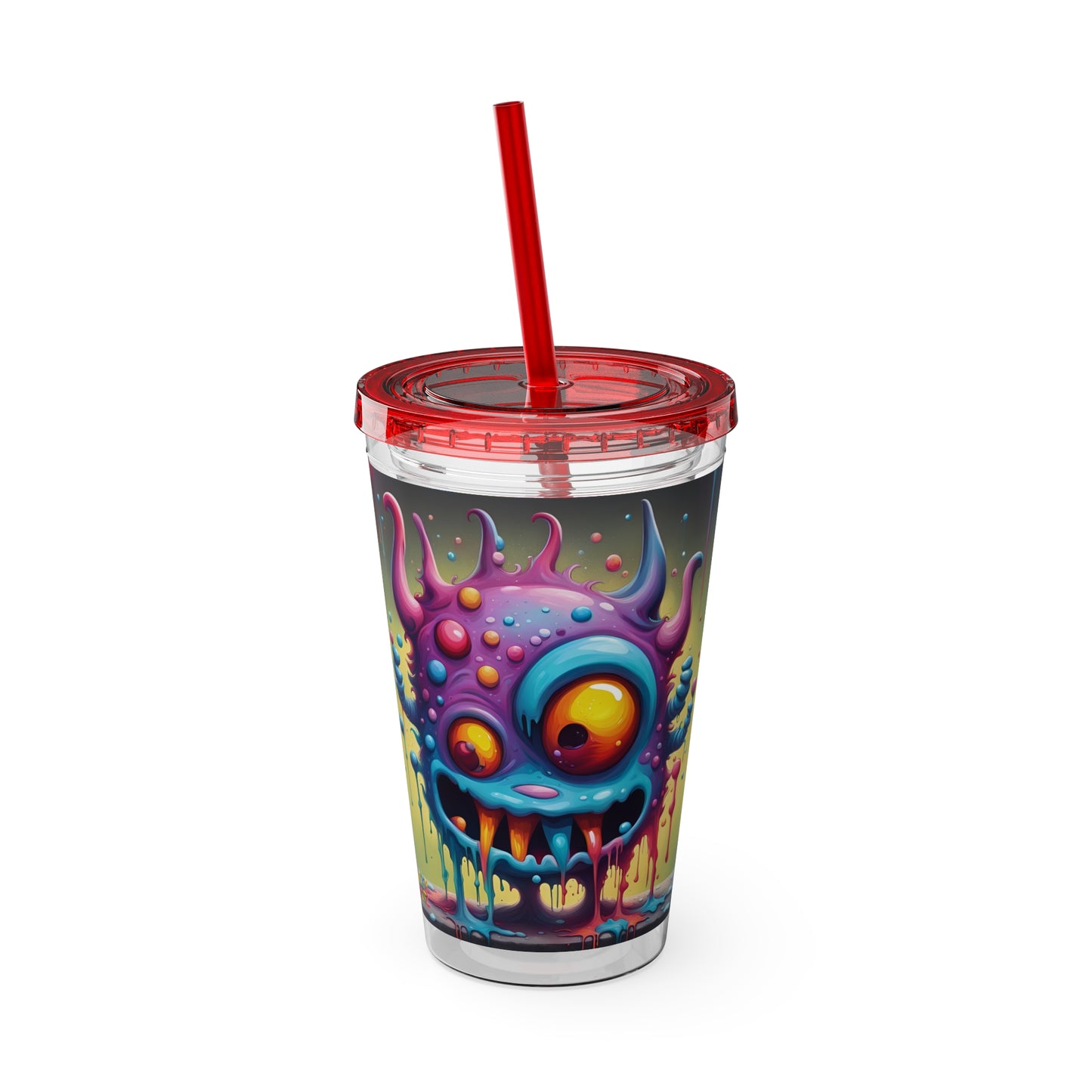 Wacky Tumbler with Straw, 16oz