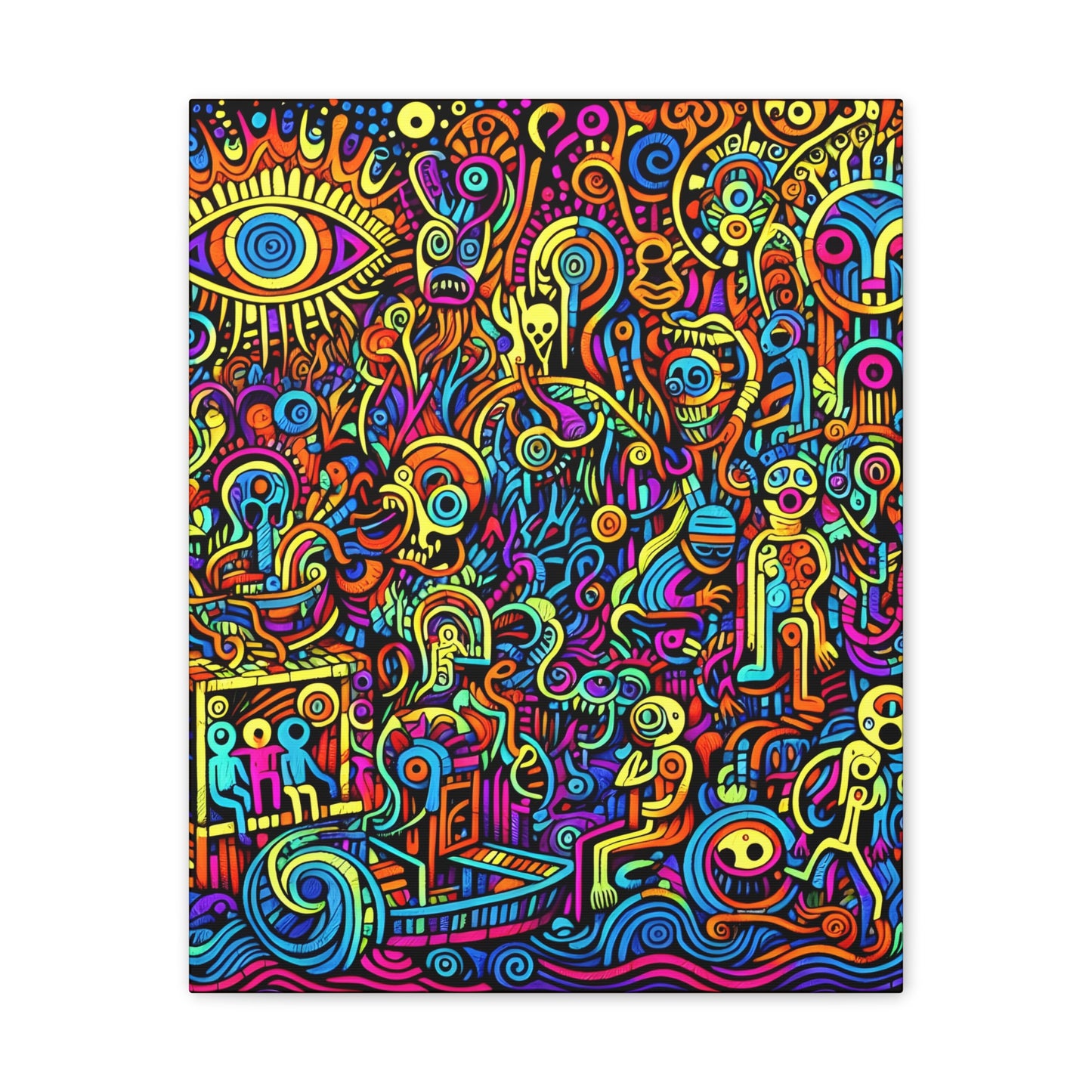 Monsterz Canvas Stretched, 0.75"