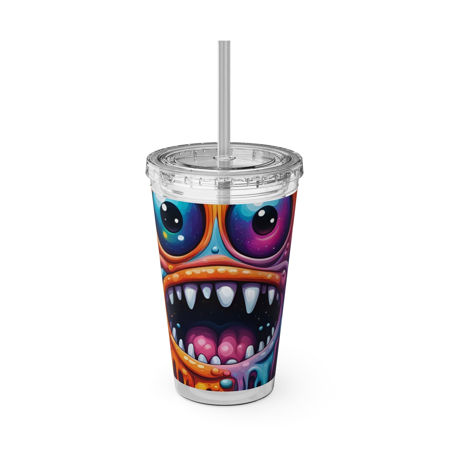 Wacky Tumbler with Straw, 16oz