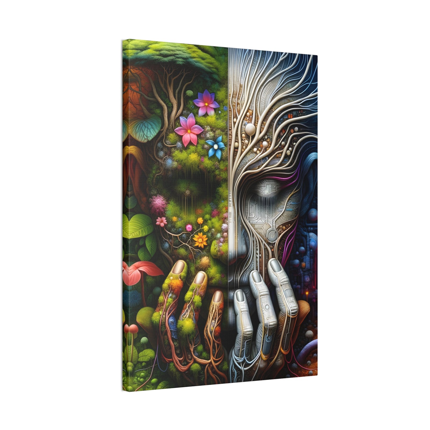 Duality Canvas Art - Stunning Stretched Wall Decor