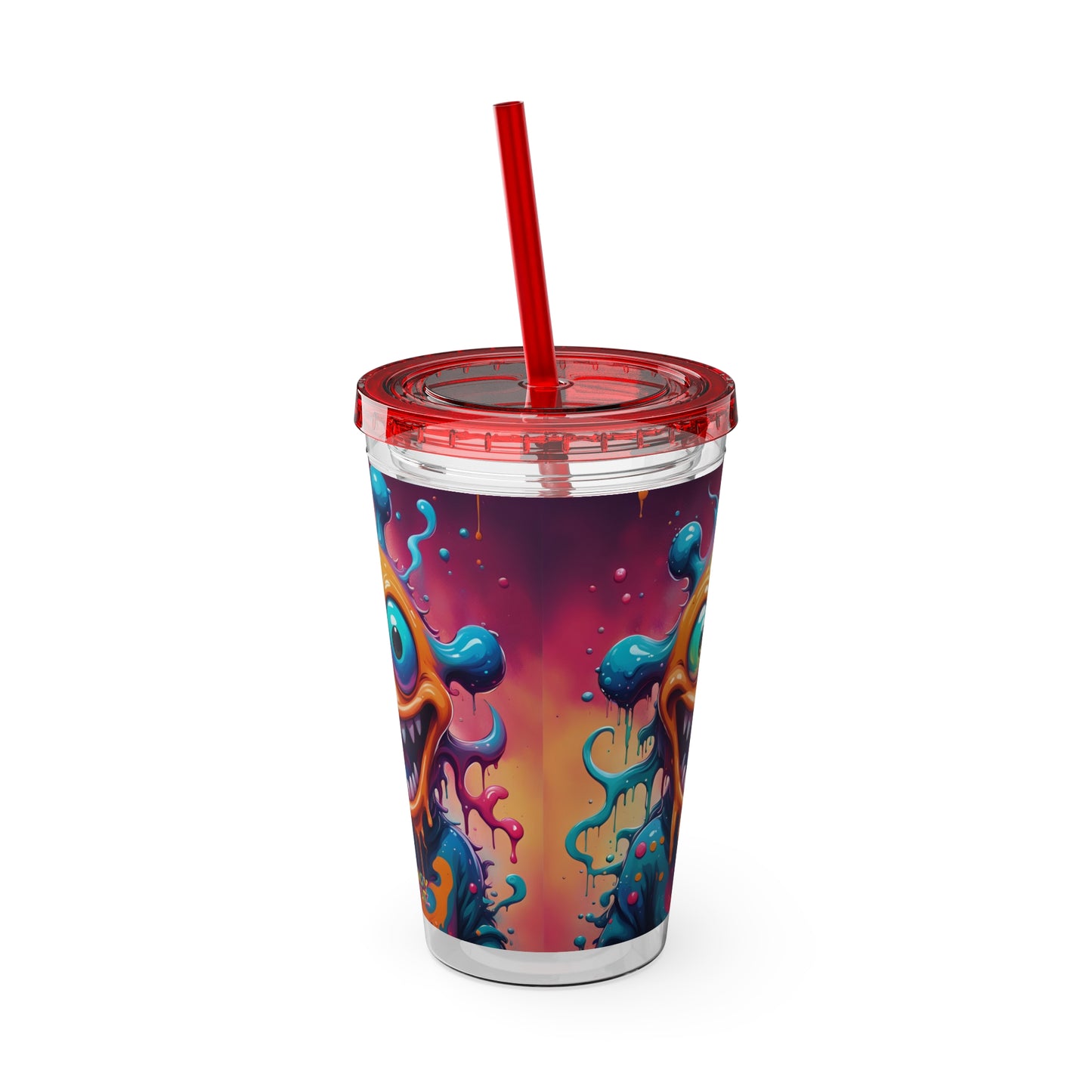 Wacky Tumbler with Straw, 16oz