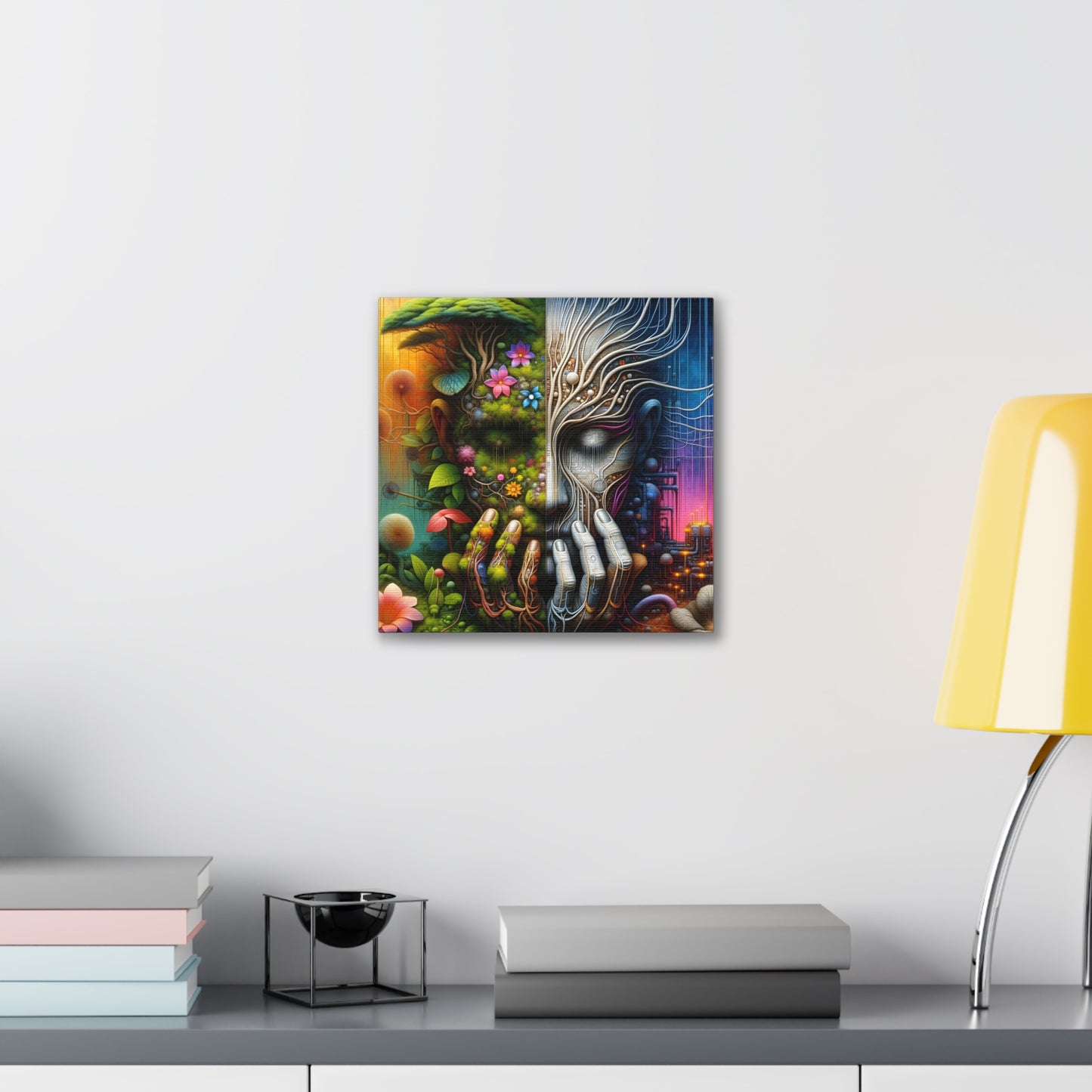Duality Canvas Art - Stunning Stretched Wall Decor