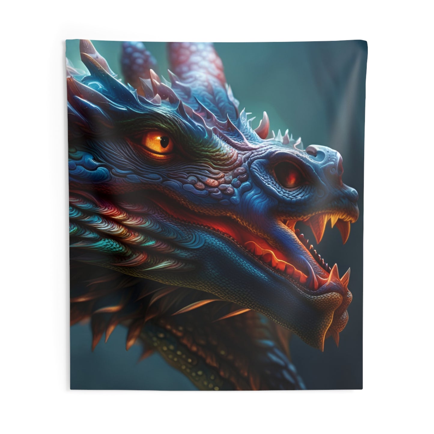 Dragonz Indoor Wall Tapestry, Boho Wall Art, Wall Hanging Tapestry, Aesthetic Accessories