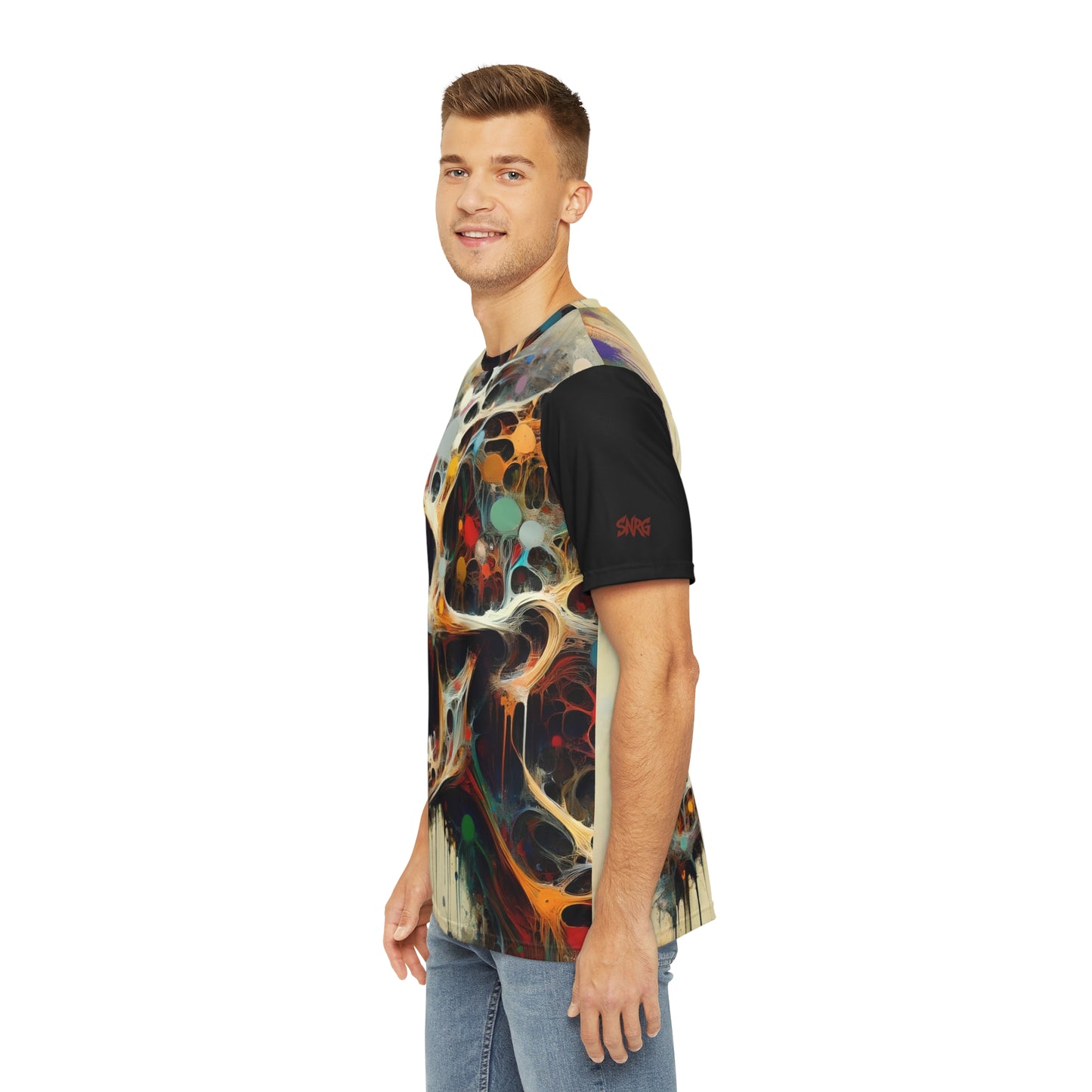 Neural Zombie Men's Polyester Tee