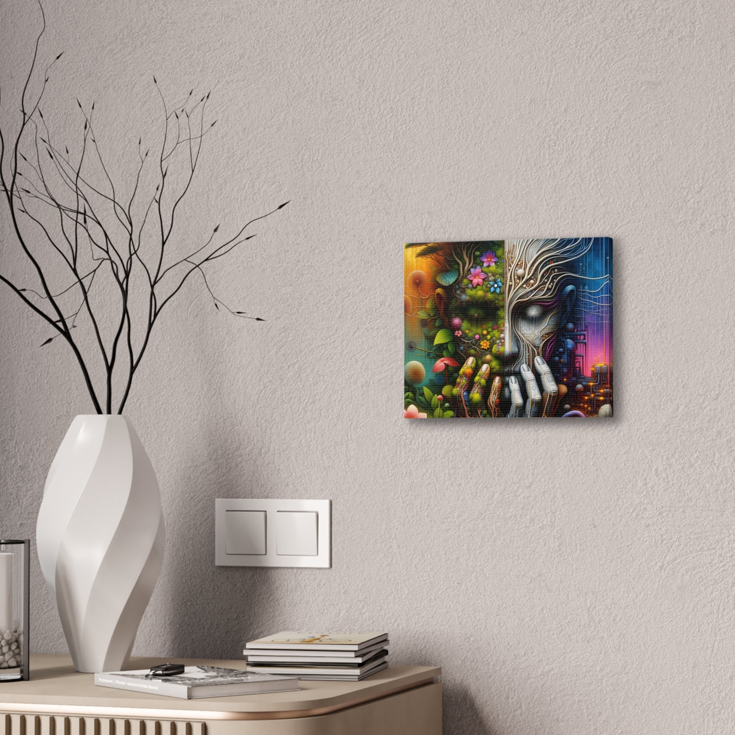 Duality Canvas Art - Stunning Stretched Wall Decor