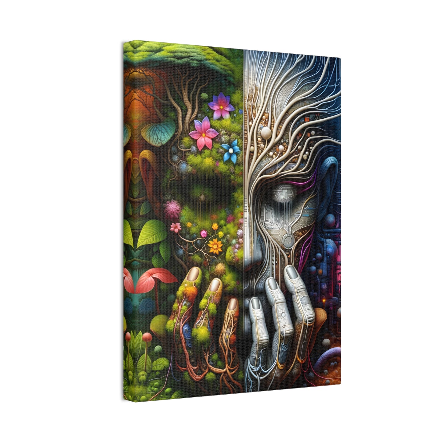 Duality Canvas Art - Stunning Stretched Wall Decor