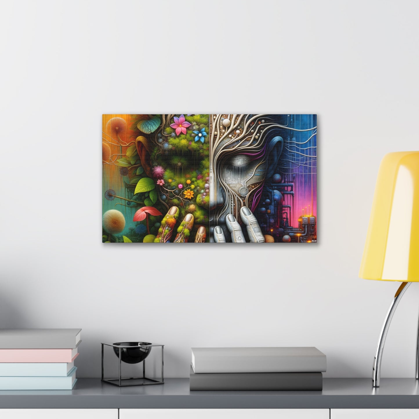 Duality Canvas Art - Stunning Stretched Wall Decor